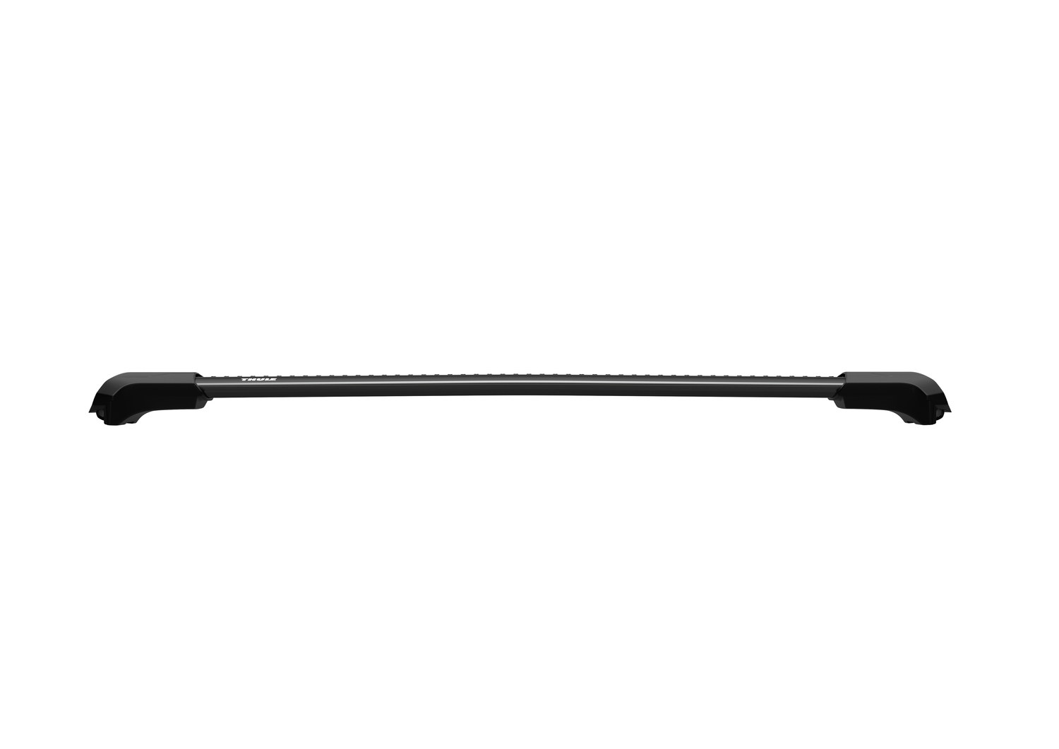 Komplet Thule krovni nosači (par) sa crnom aluminijskom šipkom WingBar Edge (zaobljeni) za tvorničke uzdužne šipke