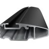 Komplet Thule krovni nosači (par šipki+komplet glava) sa crnom aluminijskom šipkom WingBar za tvorničke uzdužne šipke (7104/757/775)