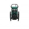 Thule Chariot Lite zeleno/crna dječja kolica za jedno dijete