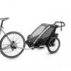 Thule Chariot Sport crna dječja kolica za jedno dijete