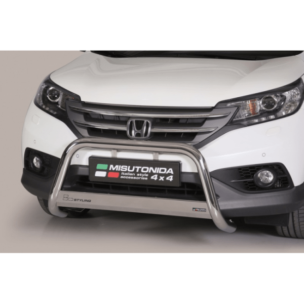 Misutonida Bull Bar Ø63mm inox srebrni za Honda CR-V 2012-2015 s EU certifikatom