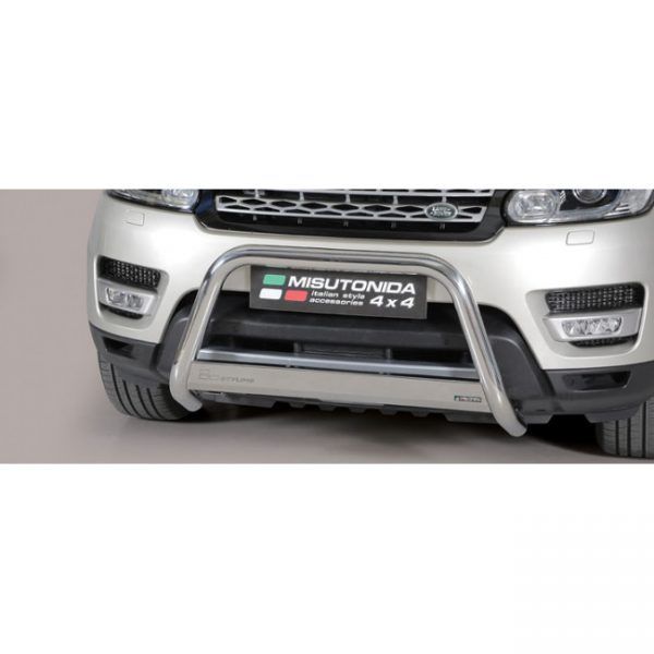 Misutonida Bull Bar Ø63mm inox srebrni za Land Rover Range Rover Sport 2014-2017 s EU certifikatom