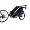 Thule Chariot Cross plava sportska dječja kolica i prikolica za bicikl za jedno dijete (4u1)