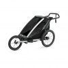 Thule Chariot Lite zeleno (agava)/crna sportska dječja kolica i prikolica za bicikl za jedno dijete (4u1)