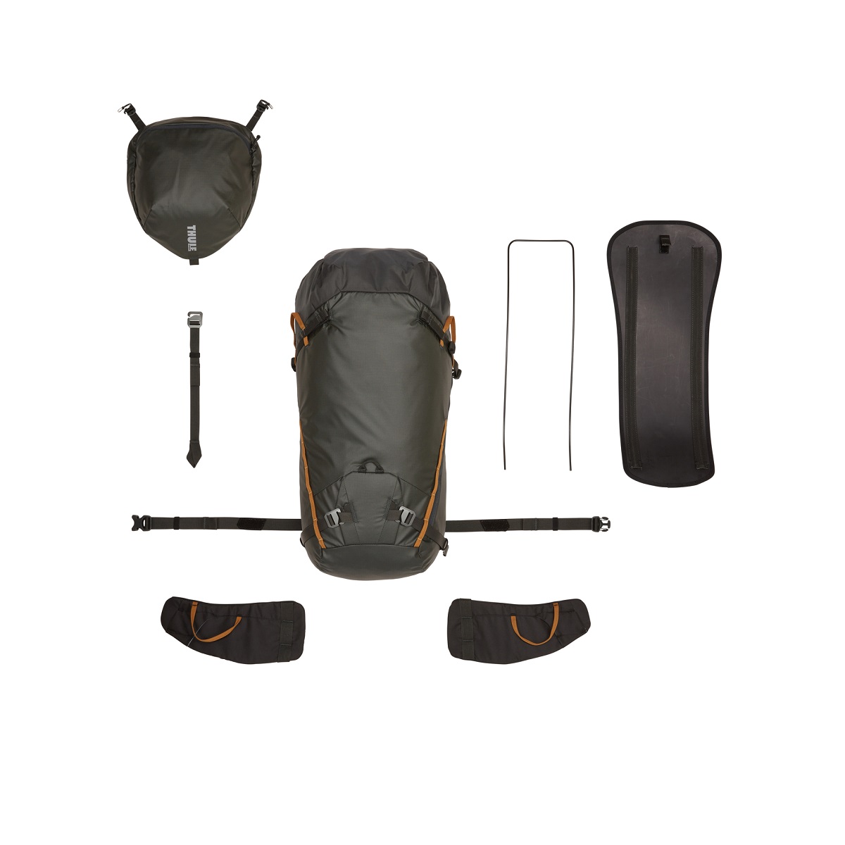 Thule Stir Alpine 40 L muški/ženski planinarski ruksak - tamnosivi