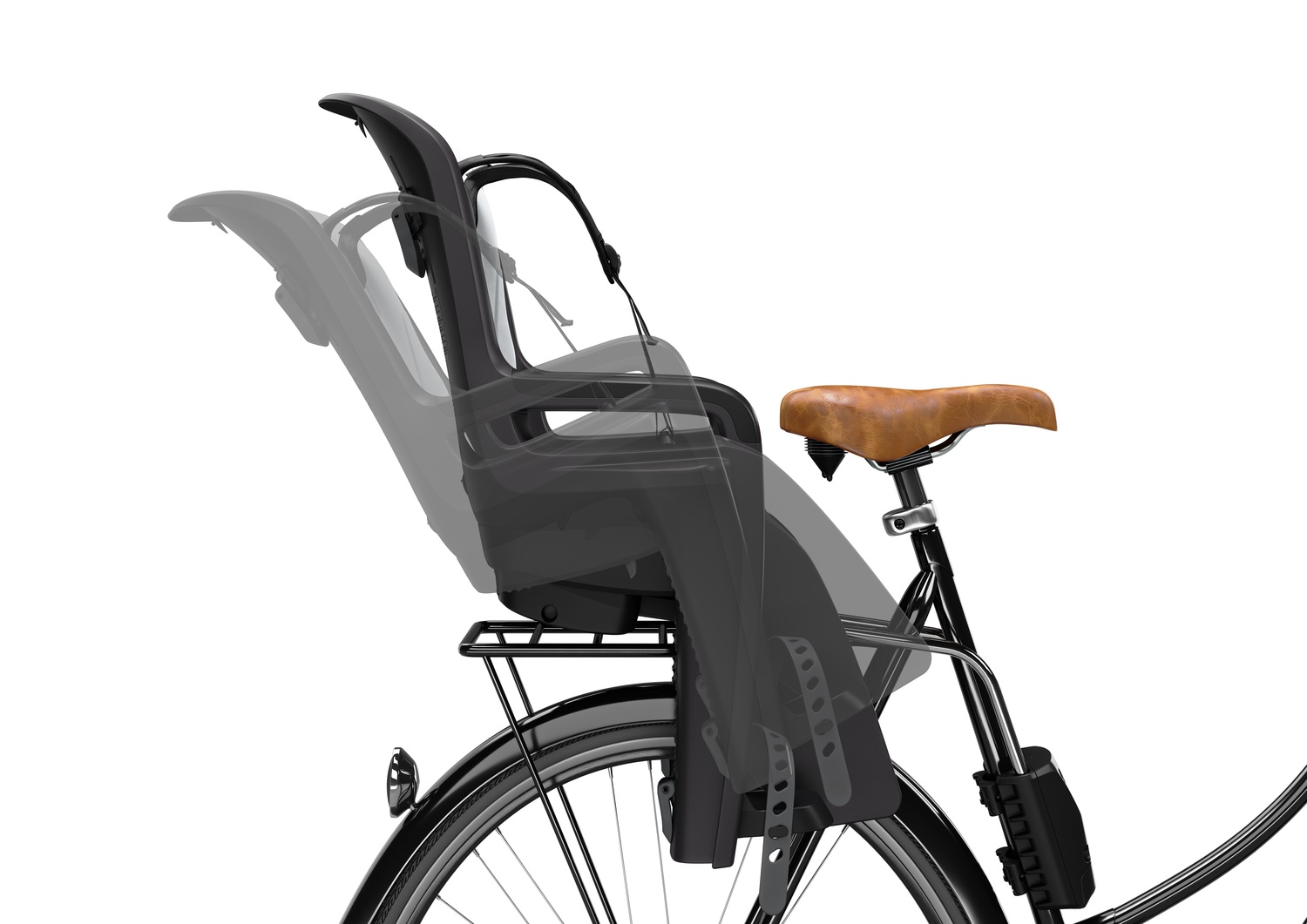 Thule RideAlong2 nagibna dječja stražnja sjedalica za bicikl - crna