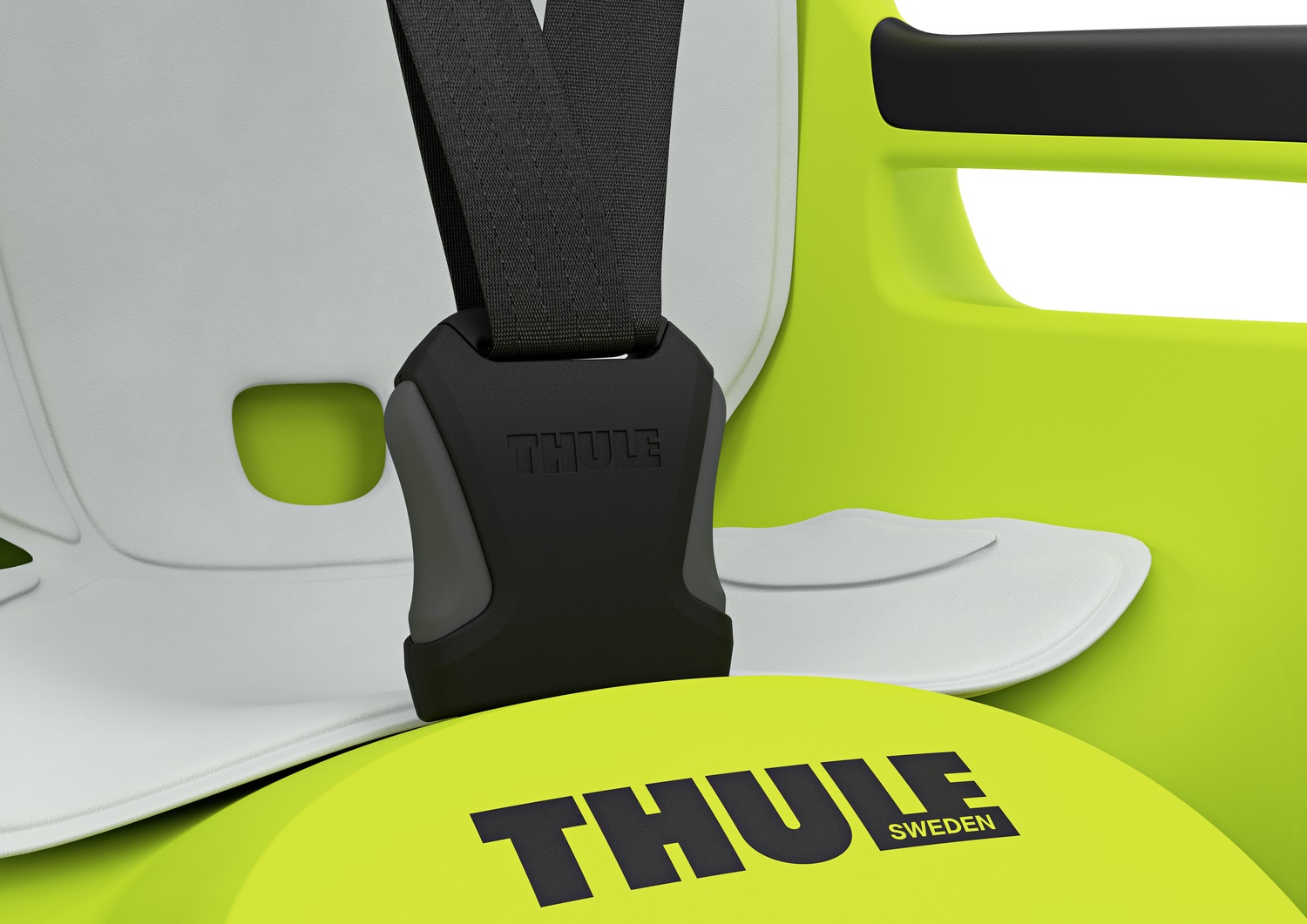 Thule RideAlong2 nagibna dječja stražnja sjedalica za bicikl - lime zelena