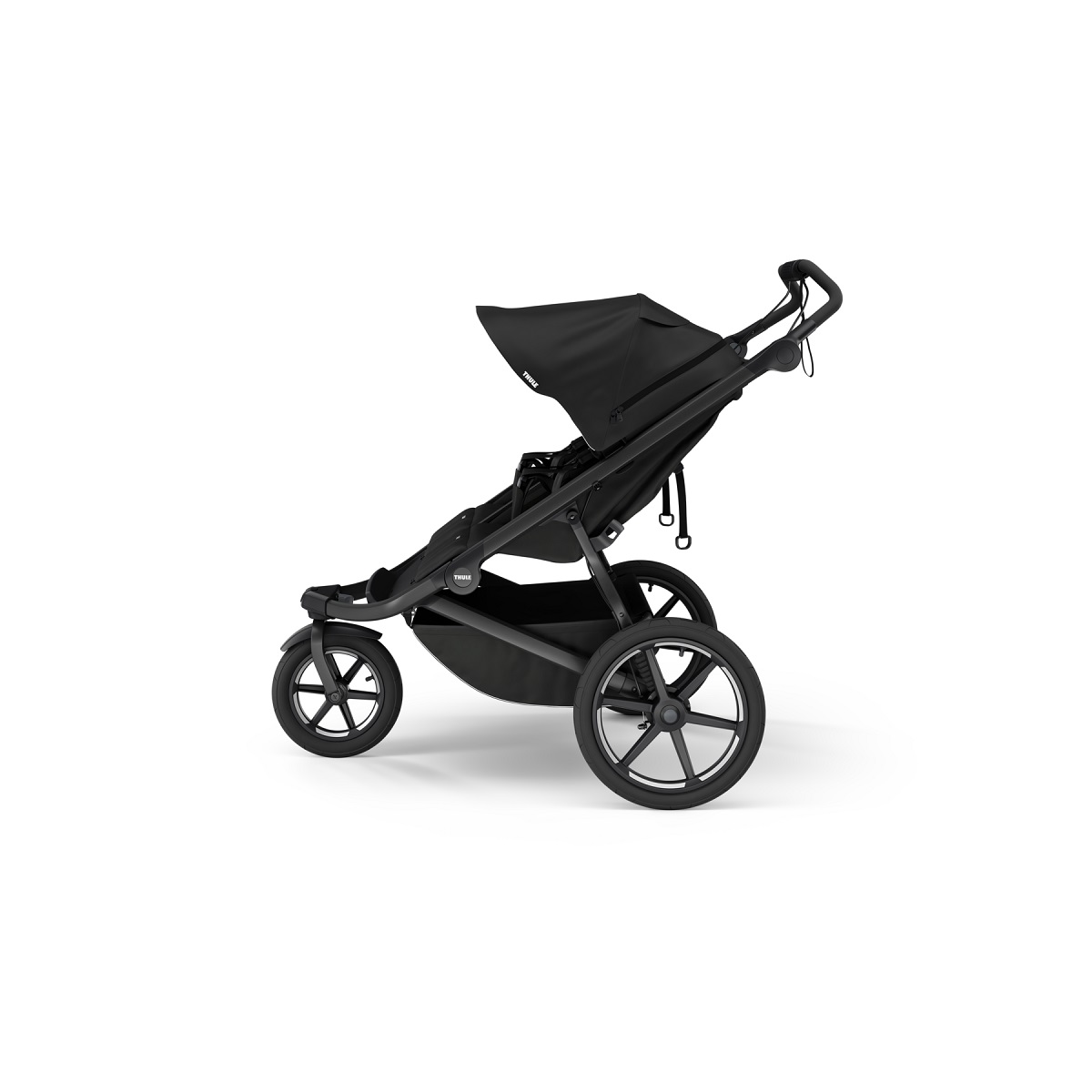 Thule Urban Glide 3 Double crna dječja kolica za dva djeteta