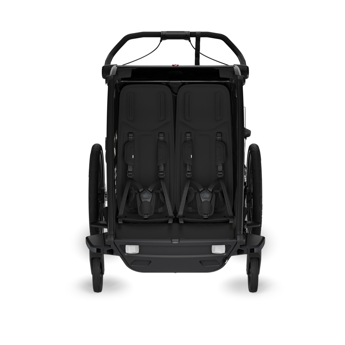 Thule Chariot Sport 2 double multifunkcionalna sportska prikolica za bicikl - 2 djece, crna