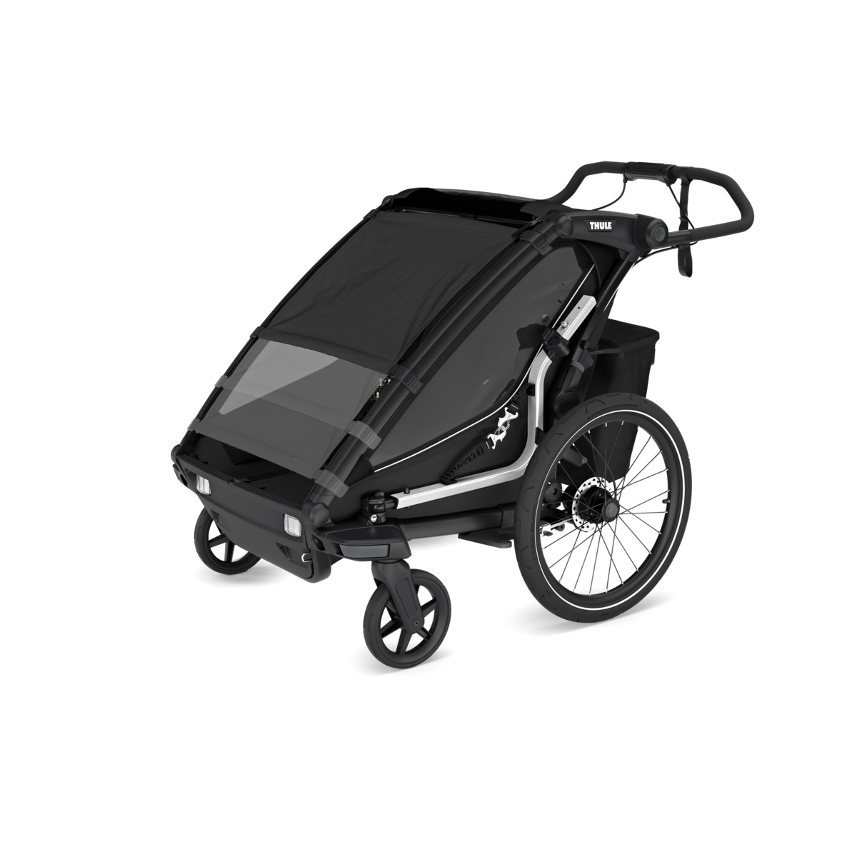 Thule Chariot Sport 2 single multifunkcionalna sportska prikolica za bicikl - 1 dijete, narančasta