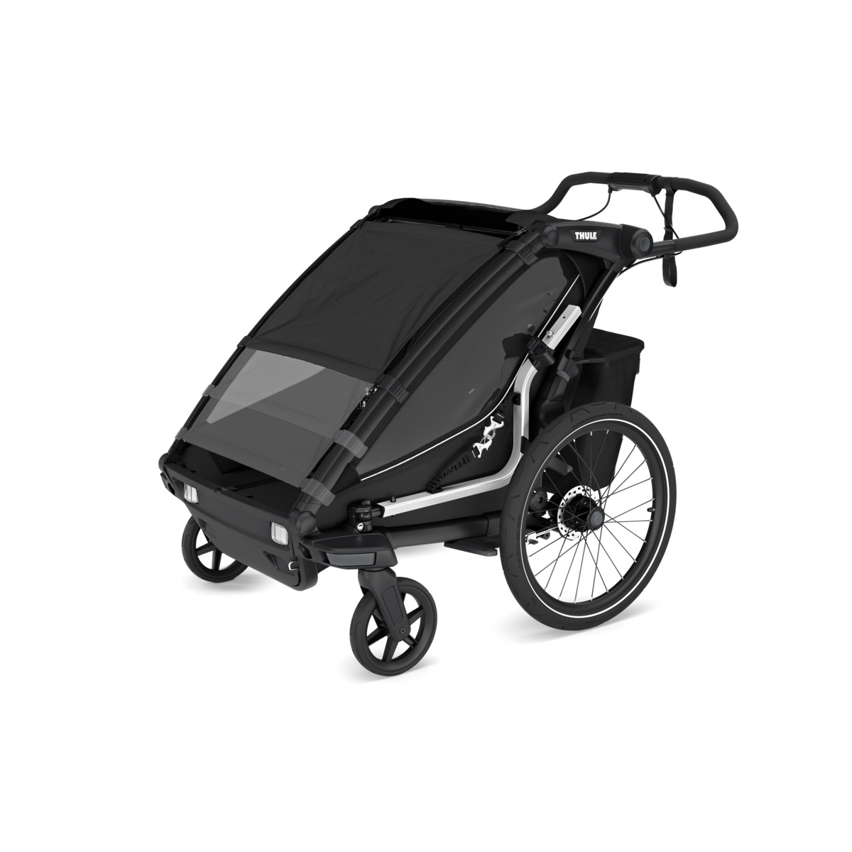 Thule Chariot Sport 2 double multifunkcionalna sportska prikolica za bicikl - 2 djece, narančasta