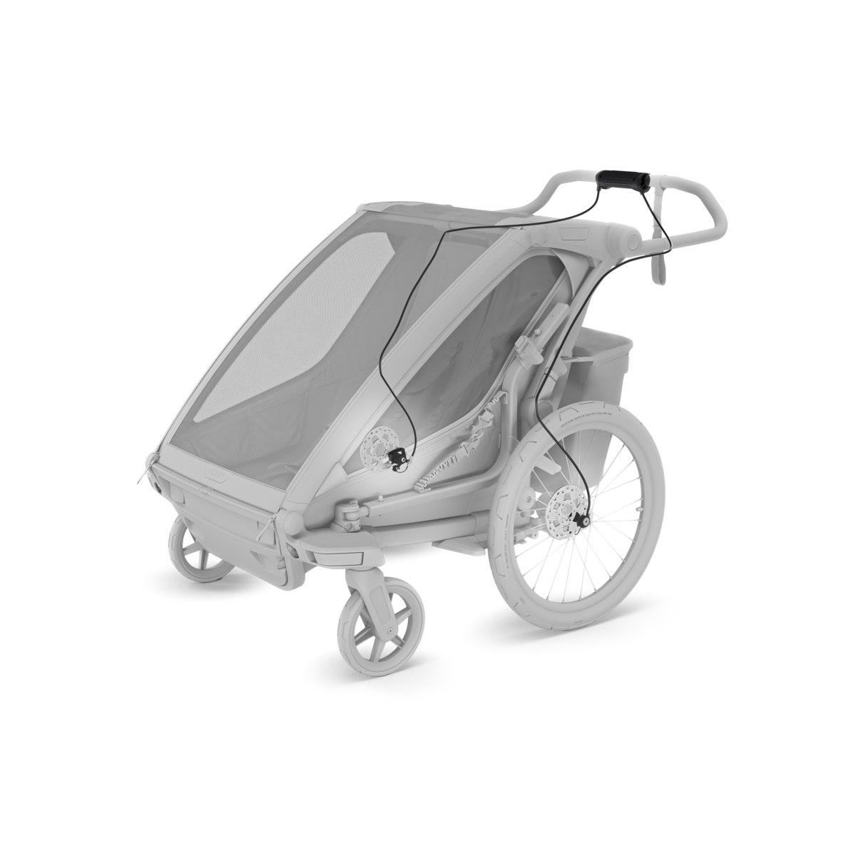 Thule Chariot Sport 2 single multifunkcionalna sportska prikolica za bicikl - 1 dijete, narančasta