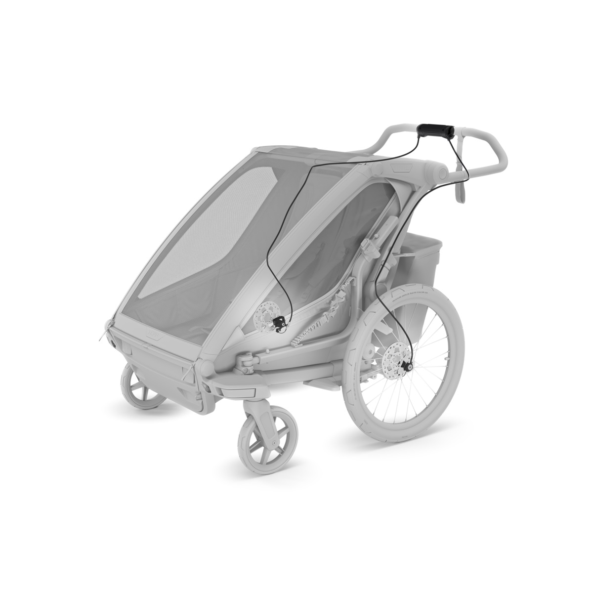 Thule Chariot Sport 2 double multifunkcionalna sportska prikolica za bicikl - 2 djece, narančasta