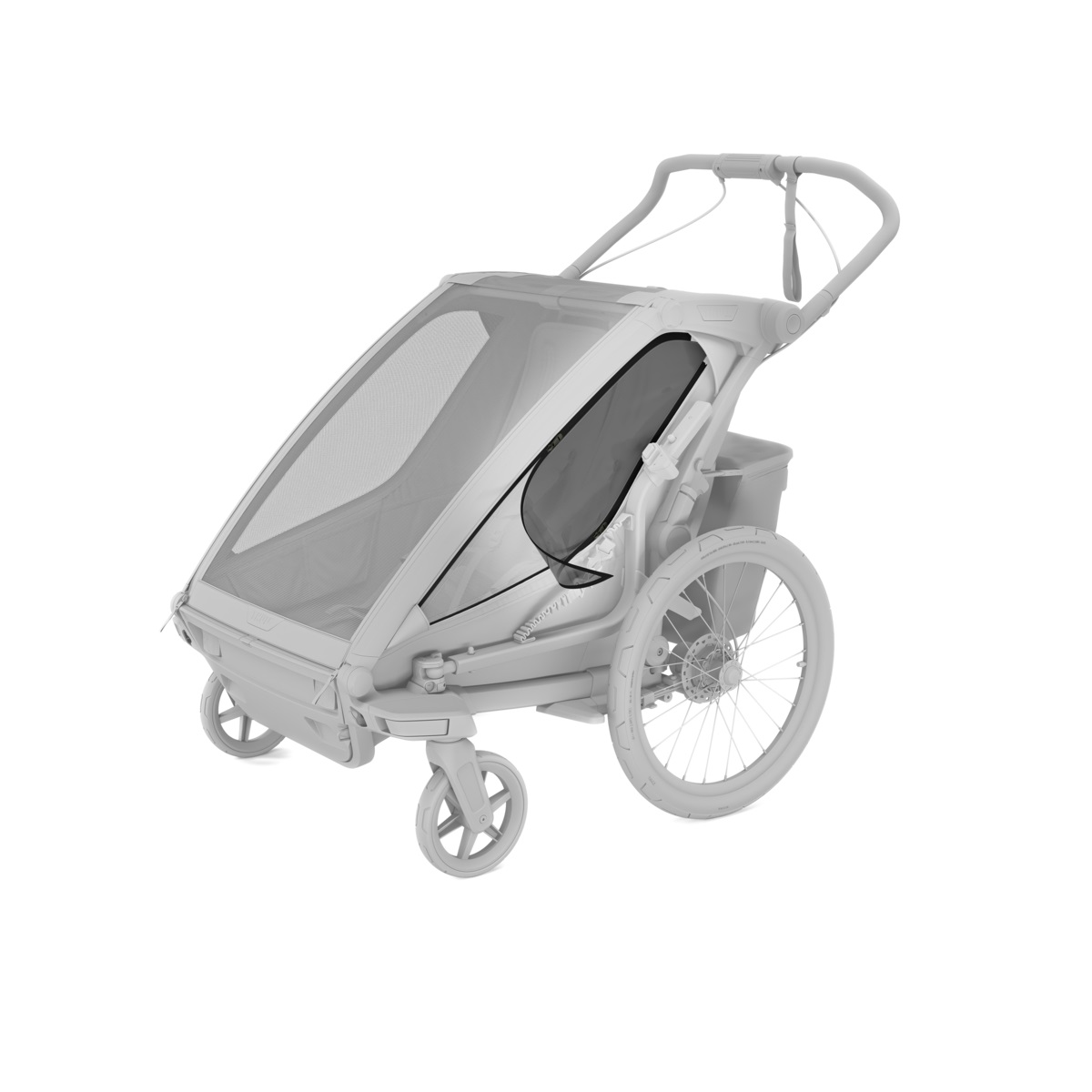 Thule Chariot Sport 2 single multifunkcionalna sportska prikolica za bicikl - 1 dijete, narančasta