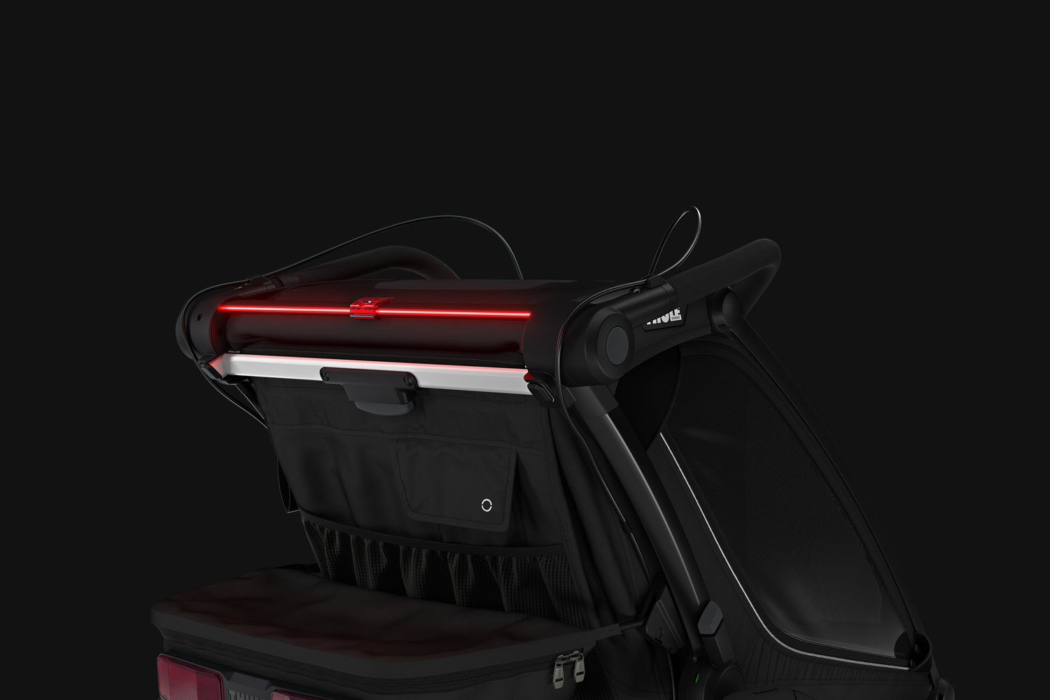 Thule Chariot Sport 2 single multifunkcionalna sportska prikolica za bicikl - 1 dijete, crna