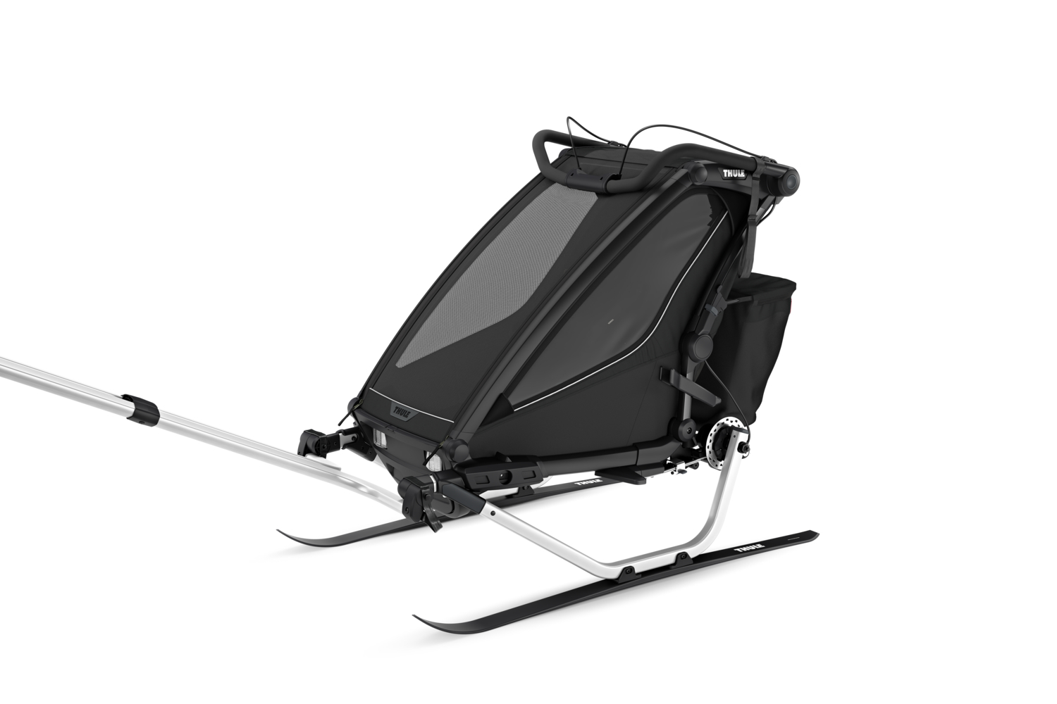 Thule Chariot Sport 2 single multifunkcionalna sportska prikolica za bicikl - 1 dijete, crna