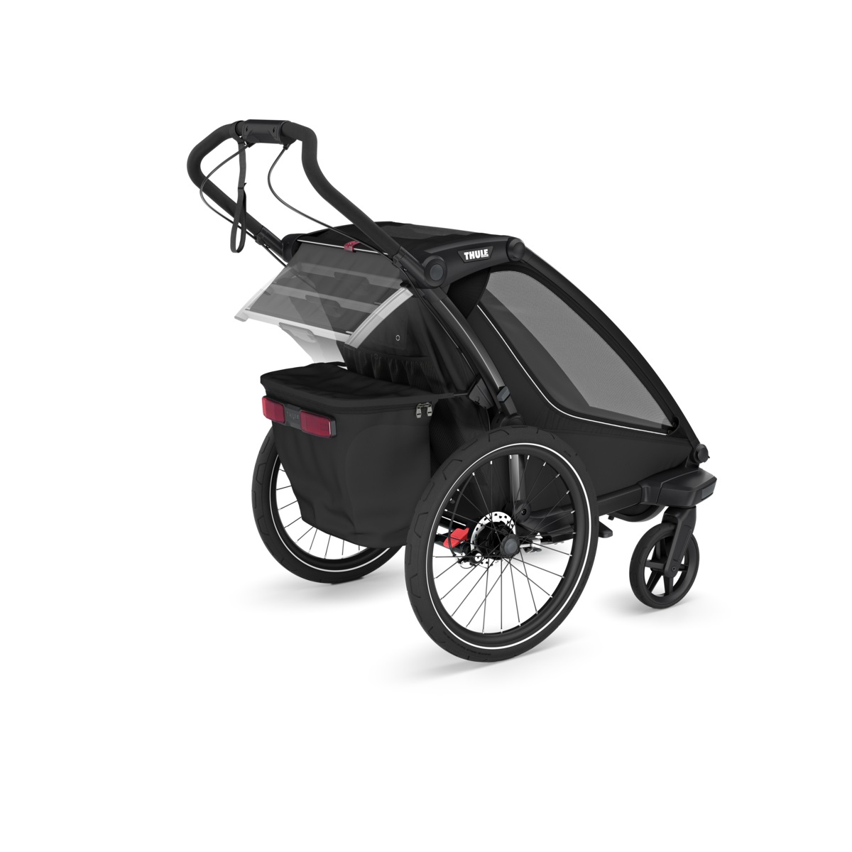 Thule Chariot Sport 2 single multifunkcionalna sportska prikolica za bicikl - 1 dijete, narančasta