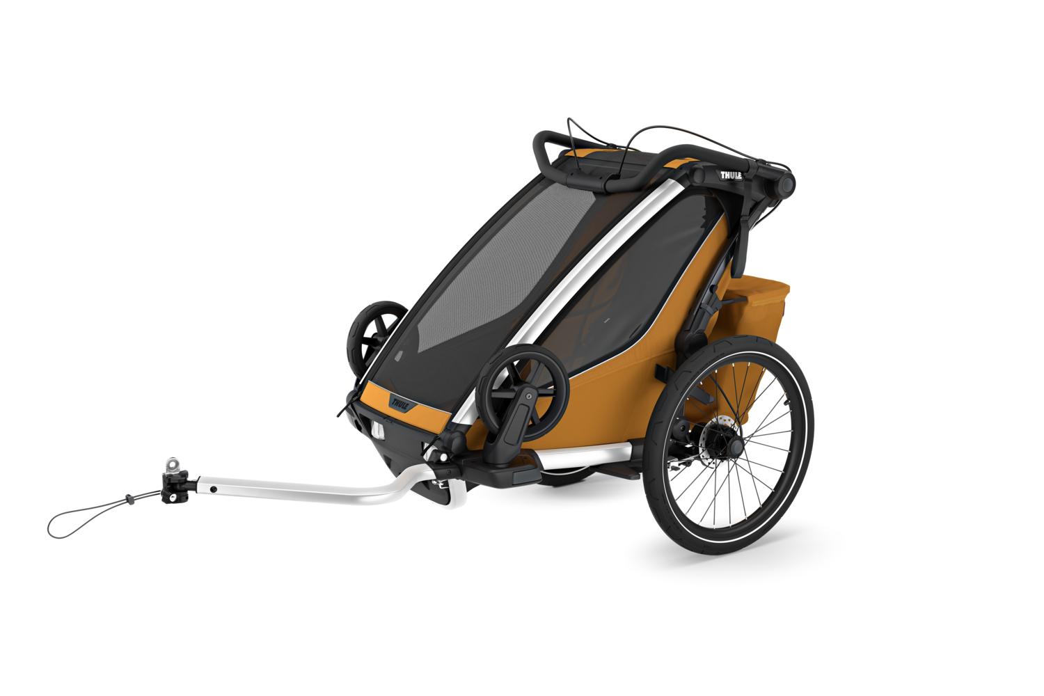 Thule Chariot Sport 2 single multifunkcionalna sportska prikolica za bicikl - 1 dijete, narančasta