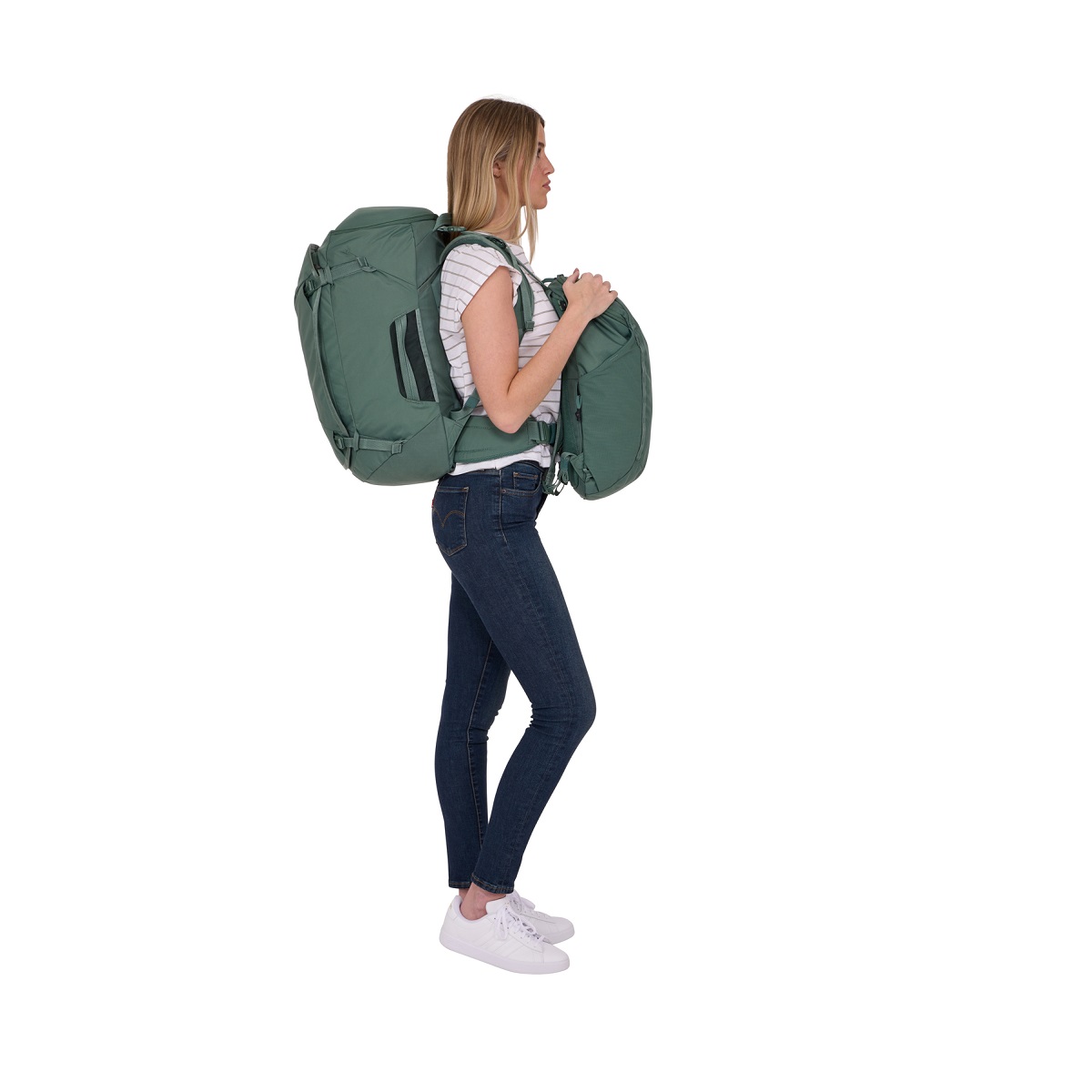 Thule Landmark putni ruksak ženski 70L - zelena boja