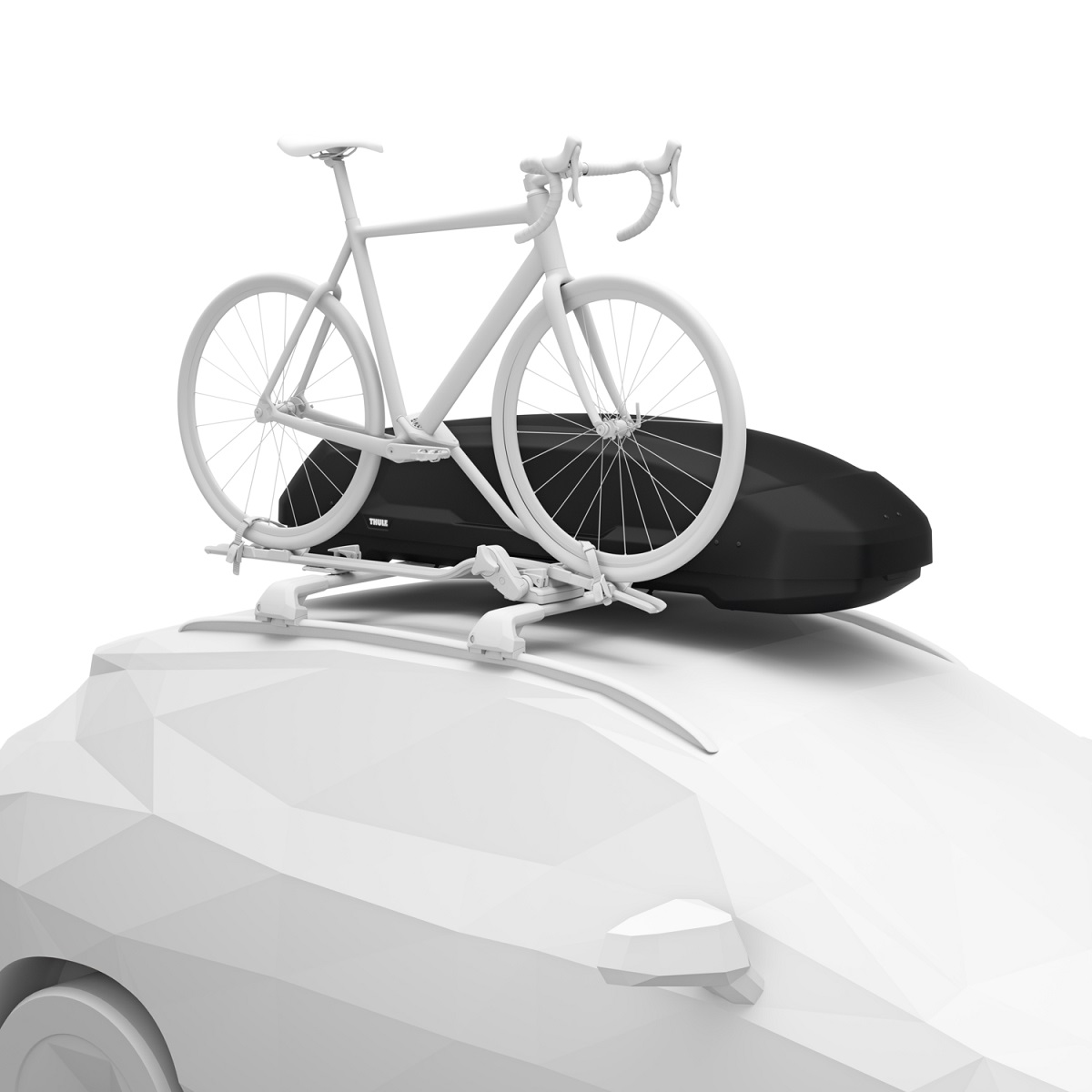 Thule Force 3 Sport (600) crna mat krovna kutija