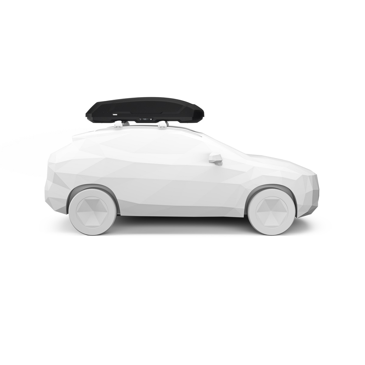 Thule Force 3 L (750) crna mat krovna kutija