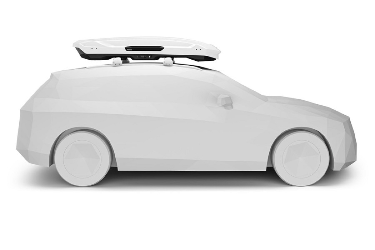 Thule Motion 3 XL Low bijela sjajna krovna kutija