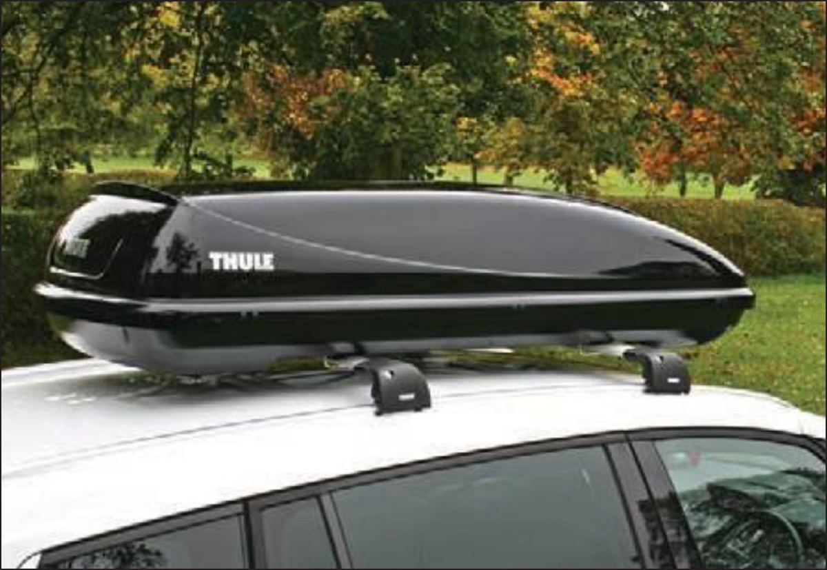 Thule krovna kutija Ocean 200 crne glossy boje