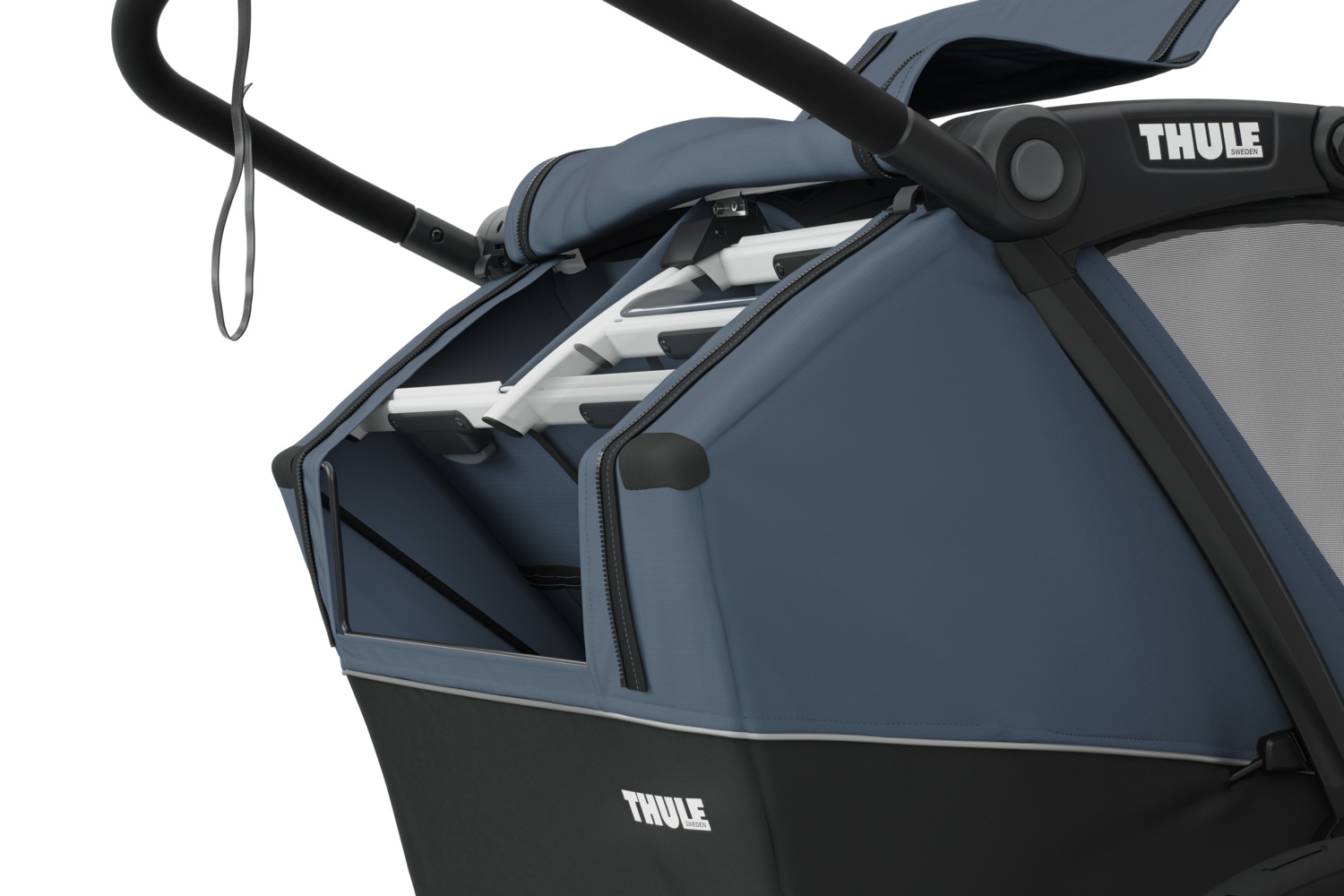 Thule Chariot Cab prikolica za bicikl s dva sjedala multisport tamno sive boje