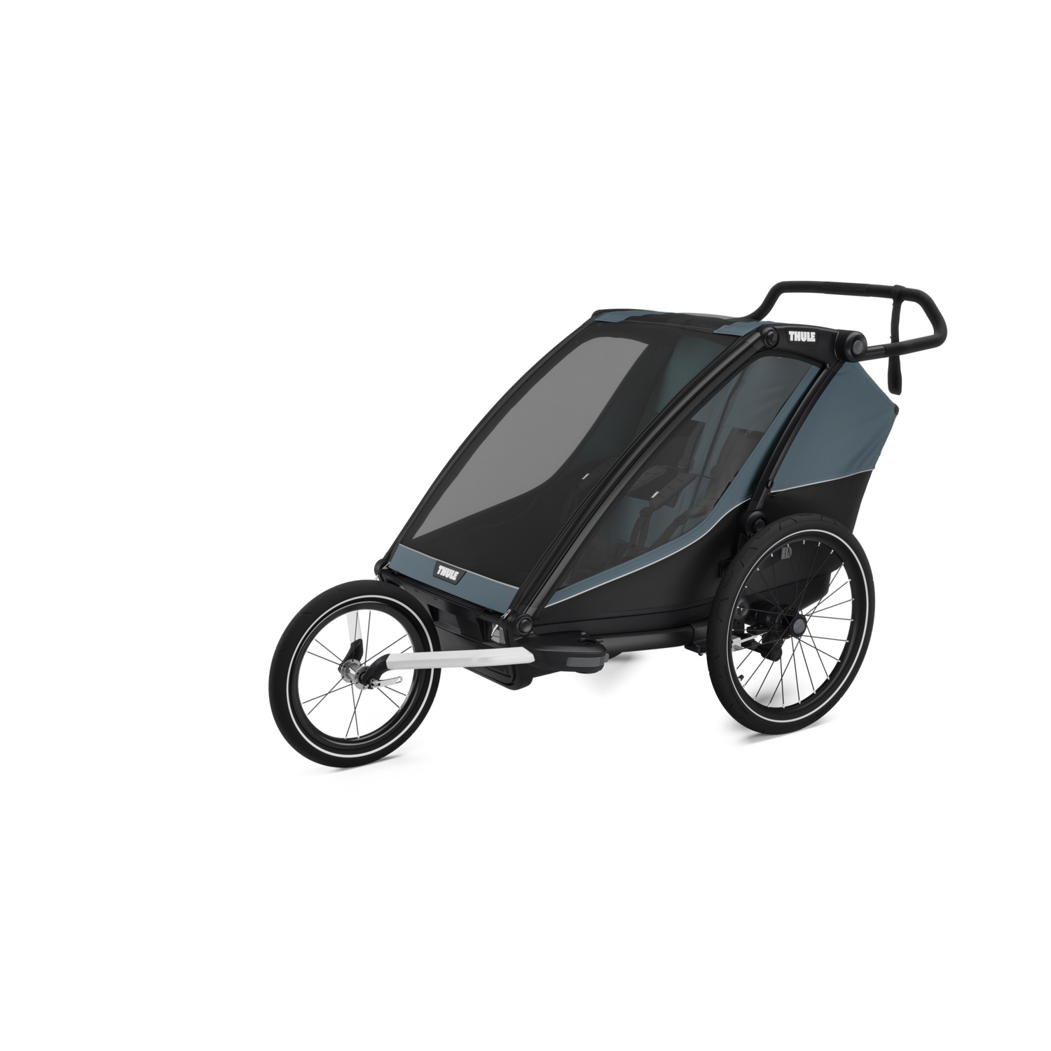 Thule Chariot Cab prikolica za bicikl s dva sjedala multisport tamno sive boje