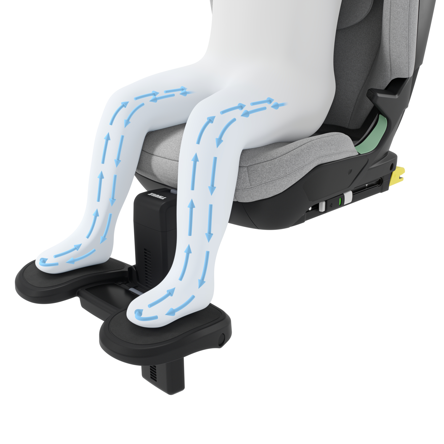 Thule Palm i-Size autosjedalica s visokim naslonom - siva