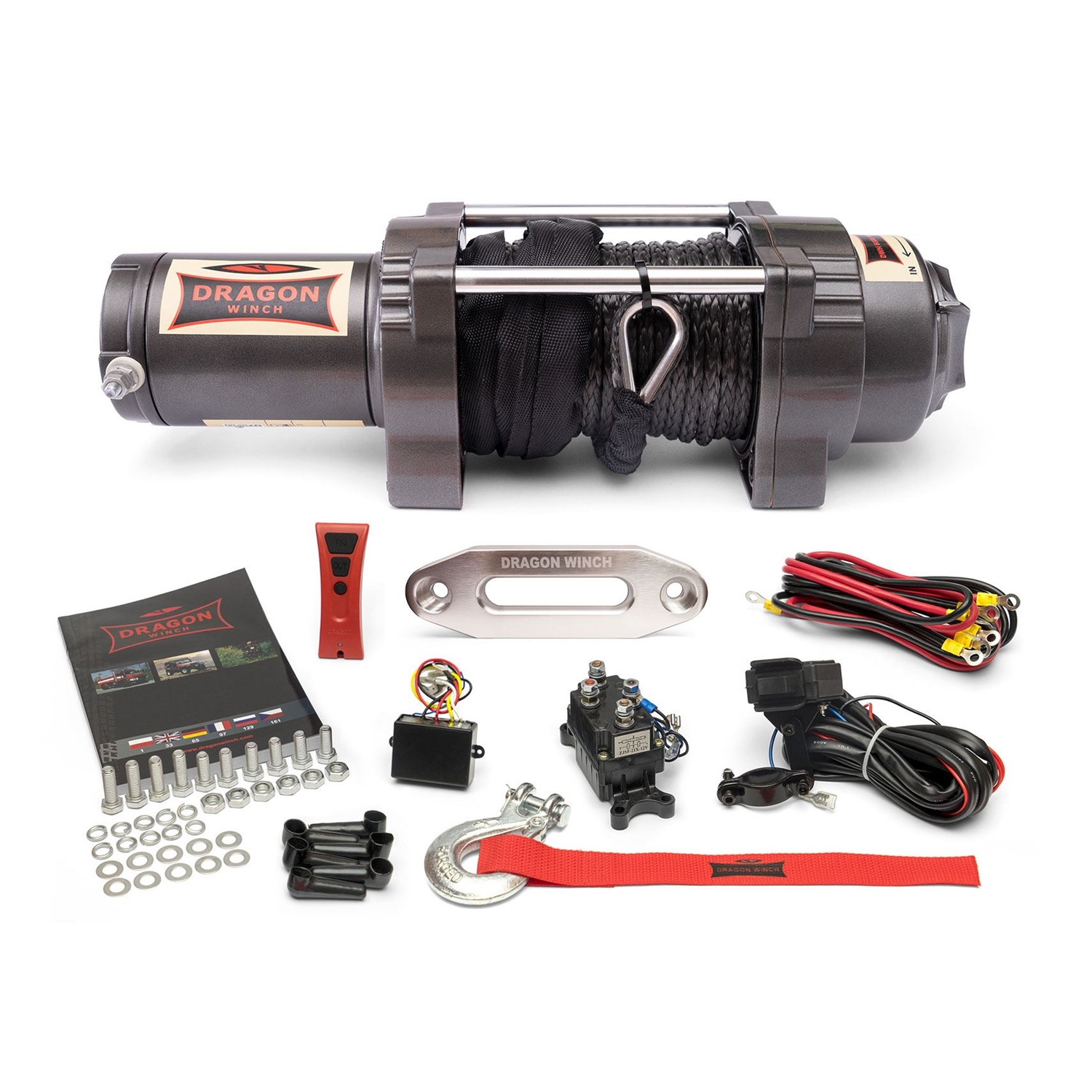 Vitlo Dragon Highlander DWH 6000 HD, 12V, 2.721kg sa sintetičkim užetom, vodilicom, žičnim i bežičnim daljinskim