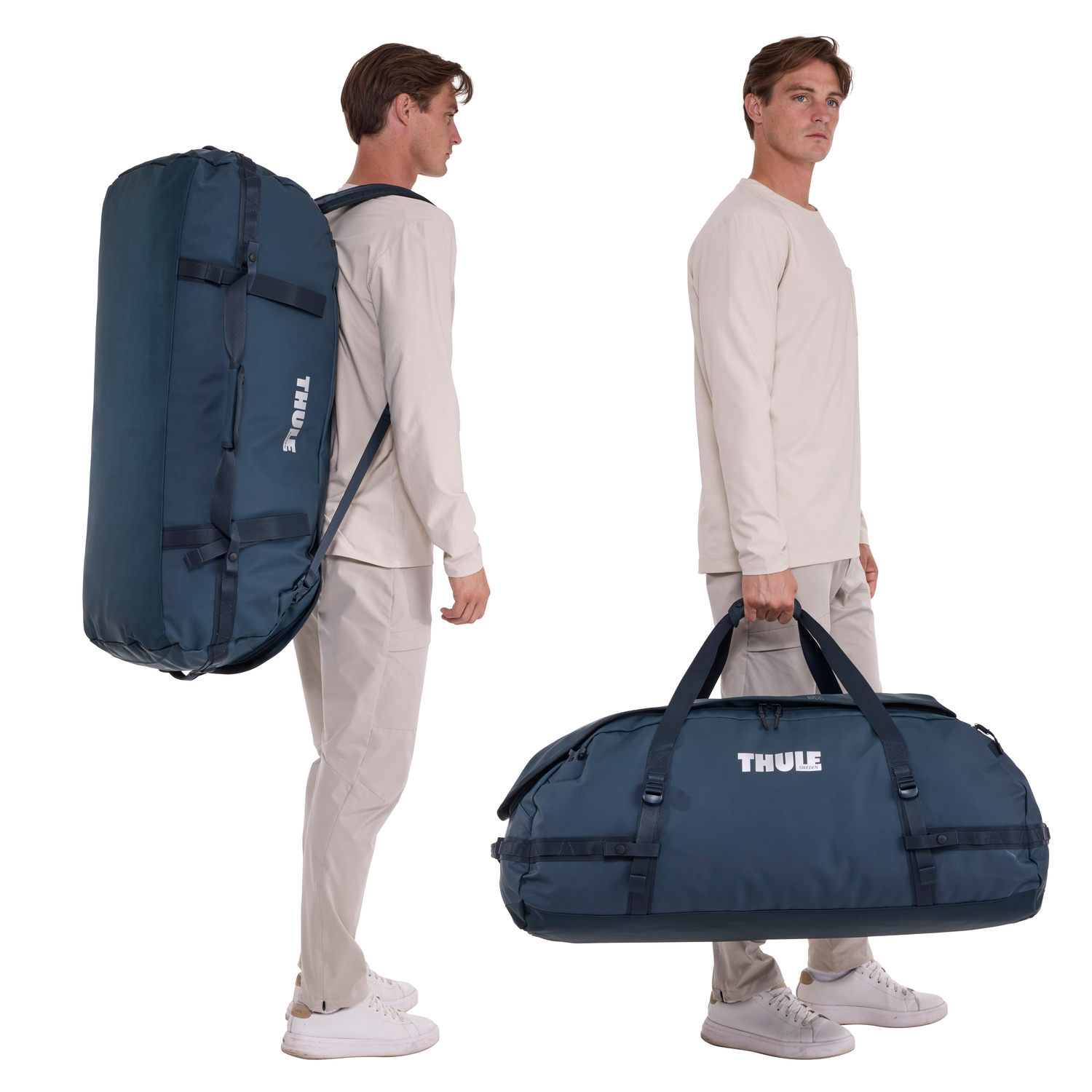 Sportska/putna torba i ruksak 2u1 Thule Chasm 130 L - plava