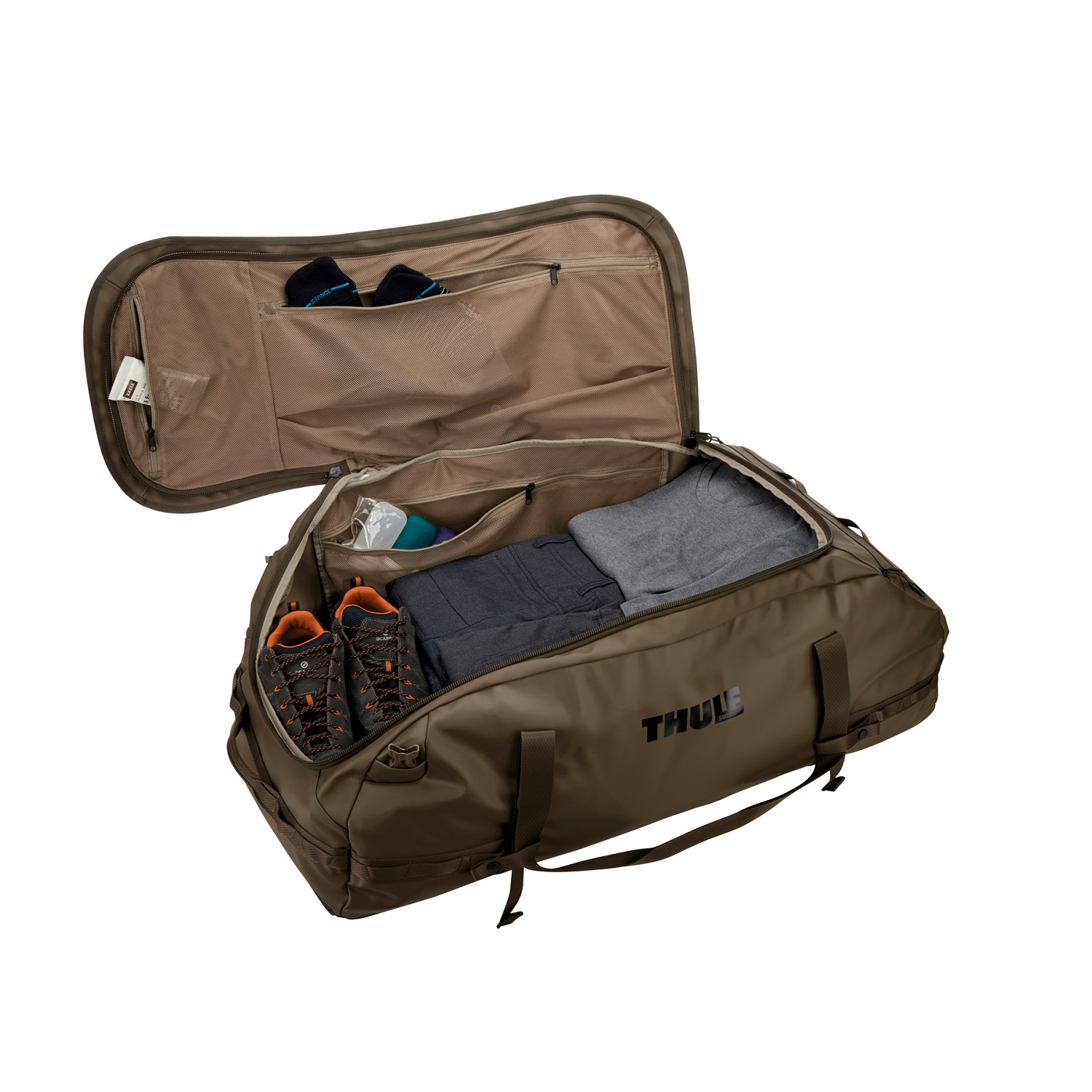 Sportska/putna torba i ruksak 2u1 Thule Chasm 130 L - smeđa