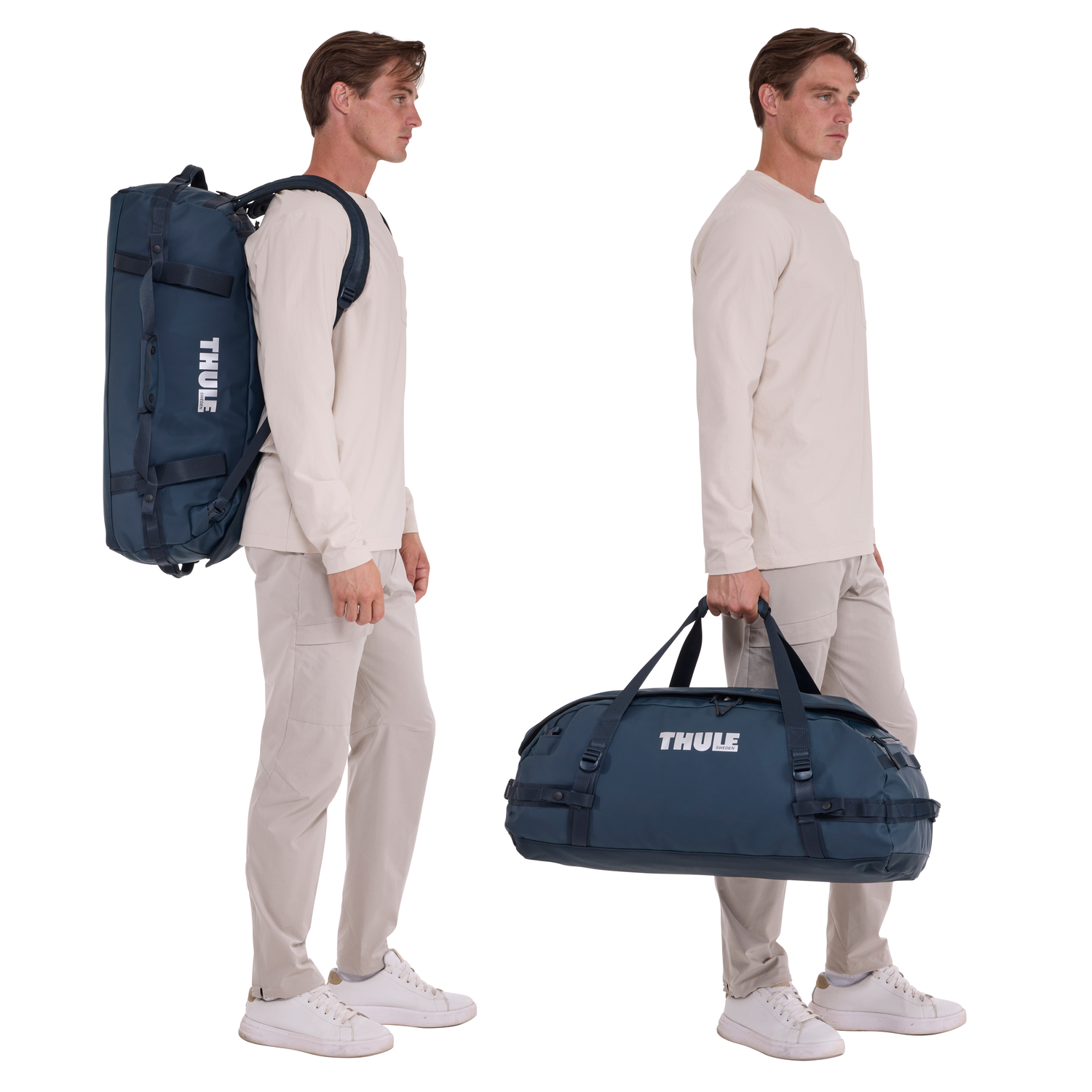 Sportska/putna torba i ruksak 2u1 Thule Chasm 70 L - plava