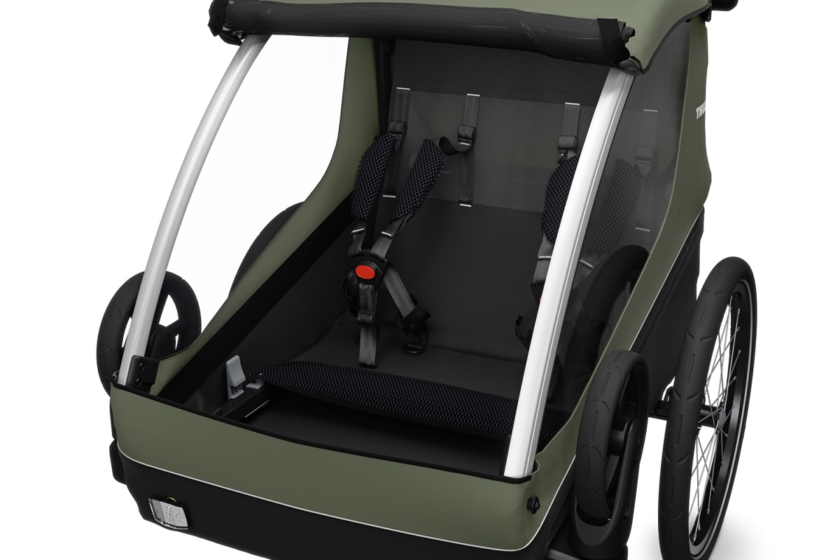 Thule Courier prikolica za bicikl za djecu, pse ili teret zelena