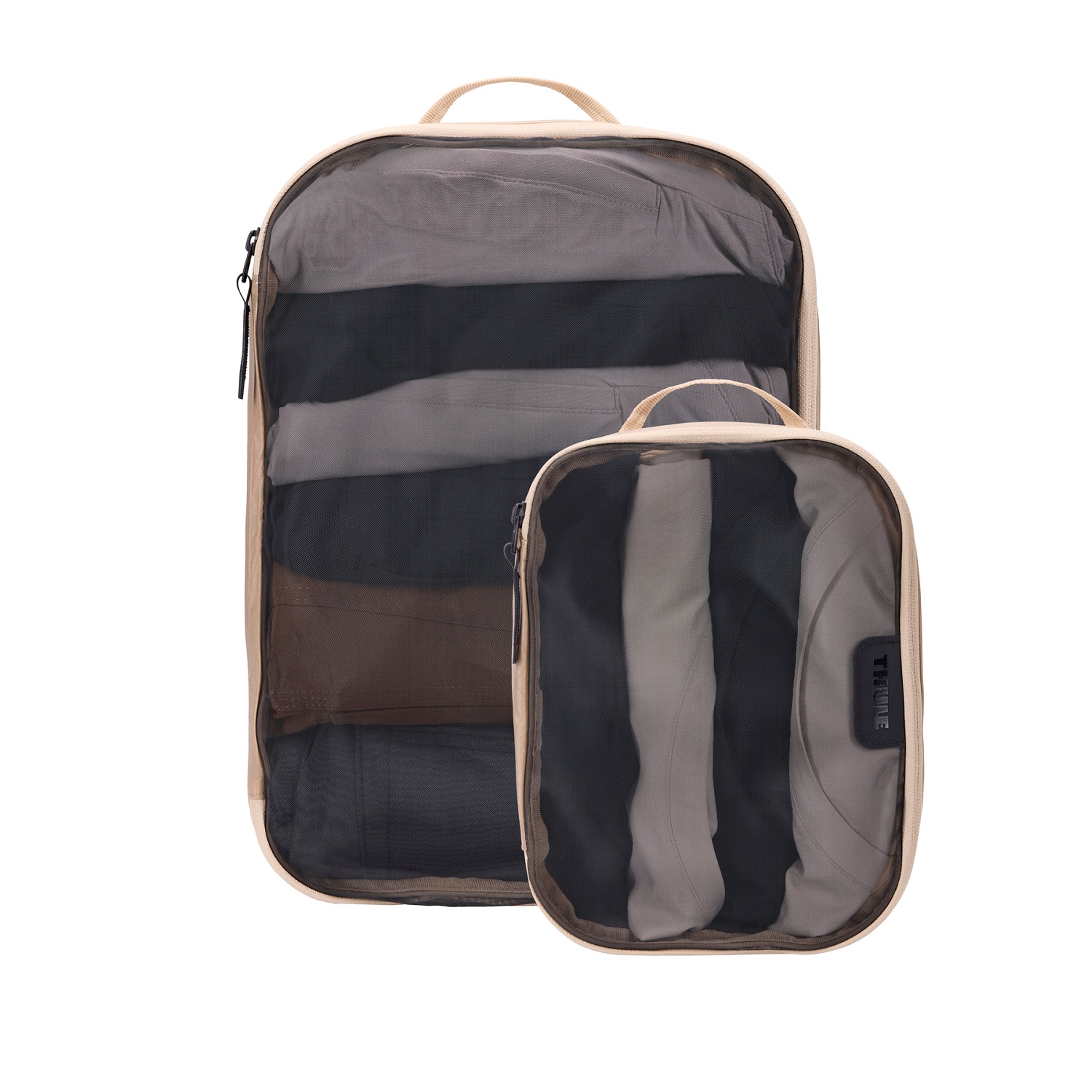 Thule packing cube set (1 srednja kocka i 1 mala kocka) bež