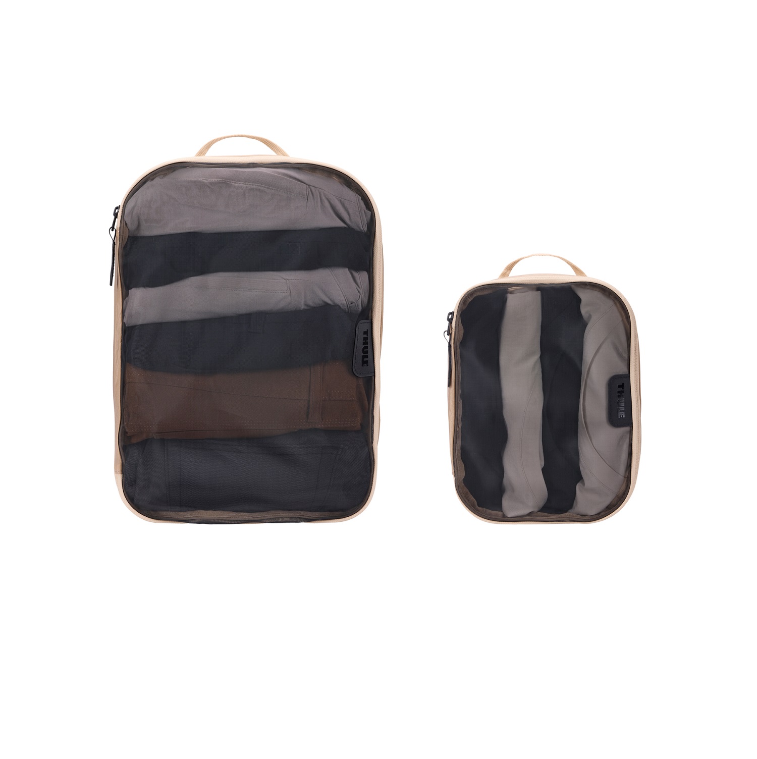 Thule packing cube set (1 srednja kocka i 1 mala kocka) bež