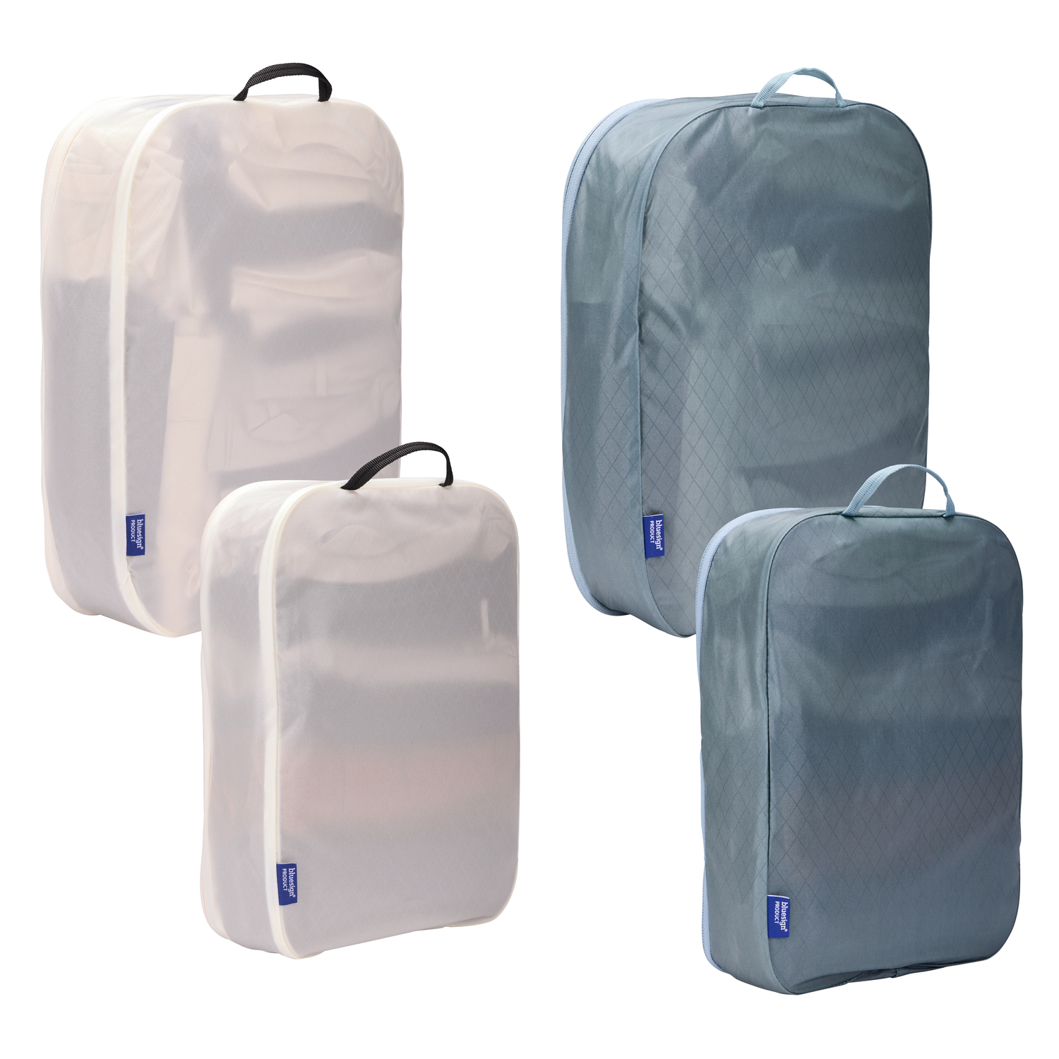 Thule packing cube set (2 velike i 2 srednje kocke) za pakiranje svjetloplava/bijela