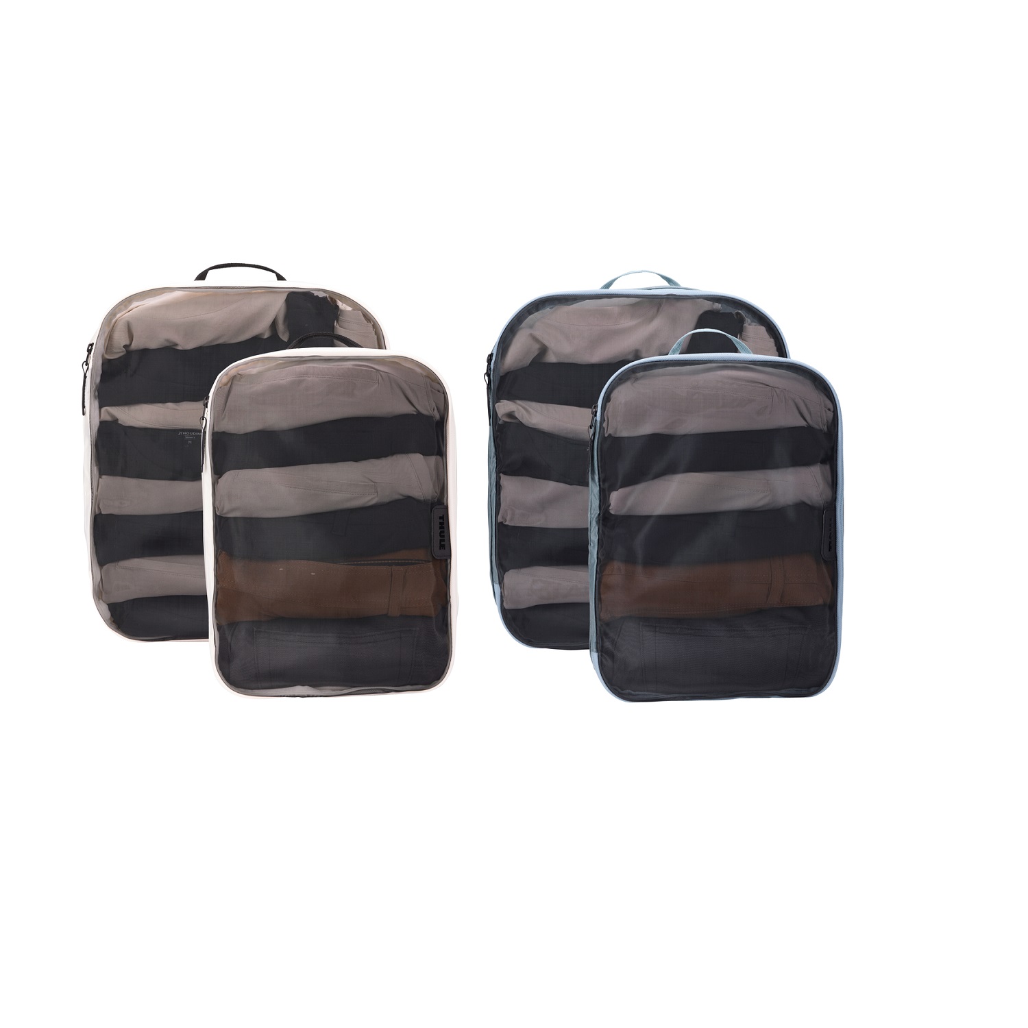 Thule packing cube set (2 velike i 2 srednje kocke) za pakiranje svjetloplava/bijela