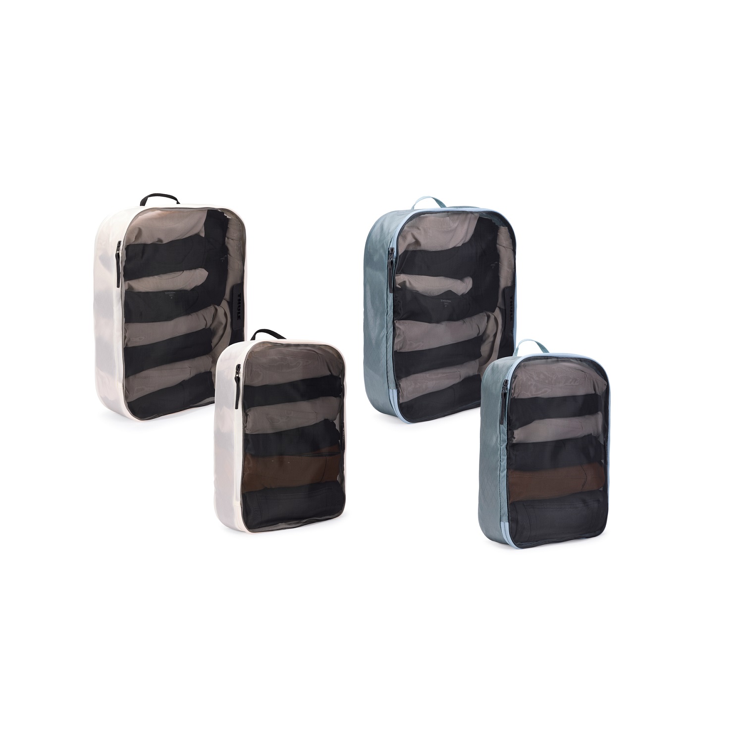 Thule packing cube set (2 velike i 2 srednje kocke) za pakiranje svjetloplava/bijela