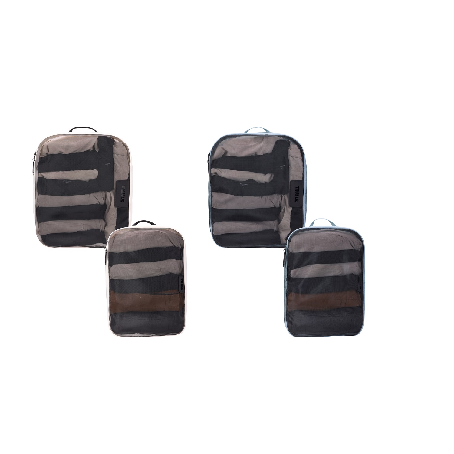 Thule packing cube set (2 velike i 2 srednje kocke) za pakiranje svjetloplava/bijela