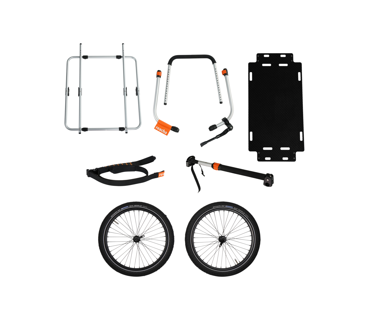 Reacha City Platform Biciklistička prikolica za gradski prijevoz