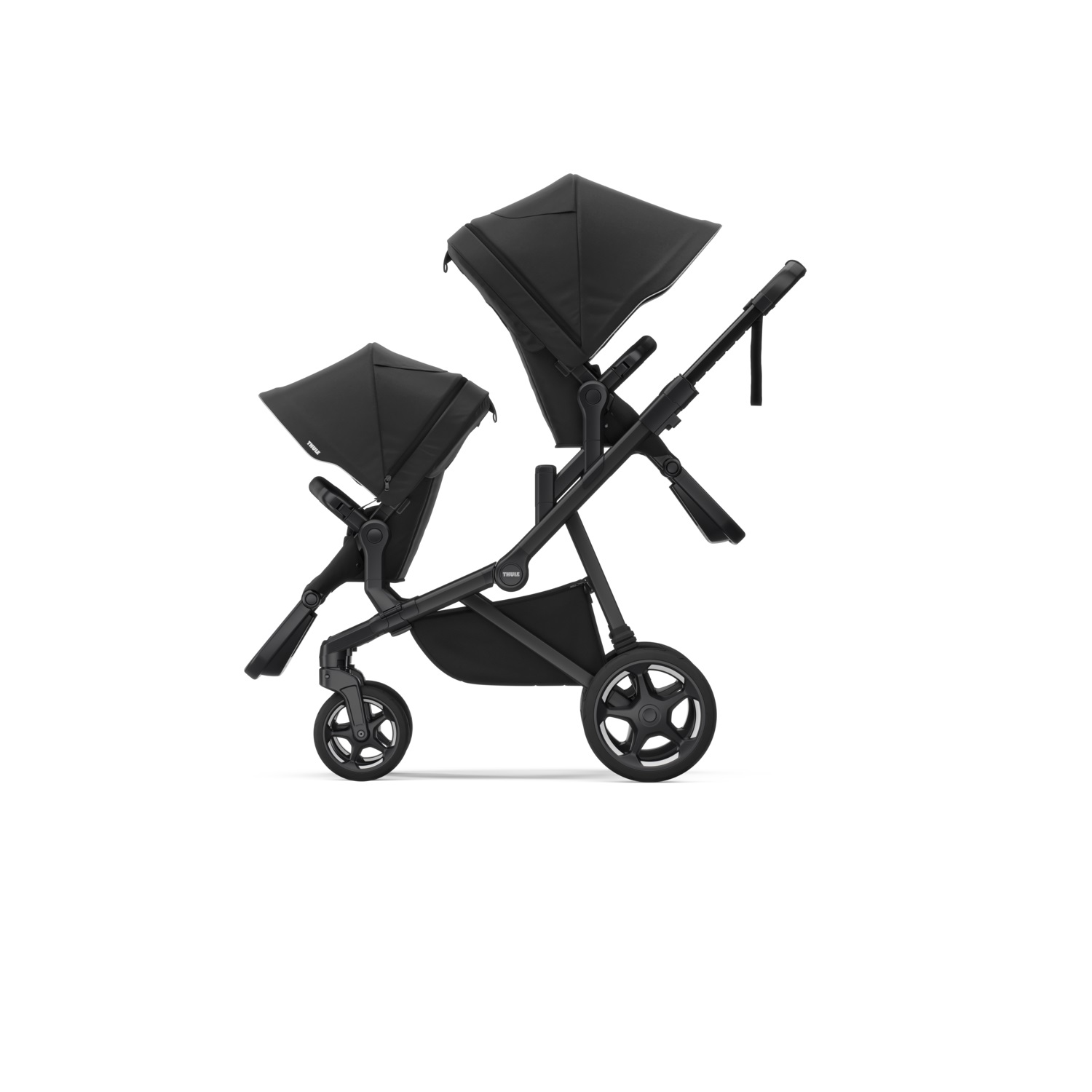 Thule Sleek 2 konvertibilna dječja kolica crno na crno