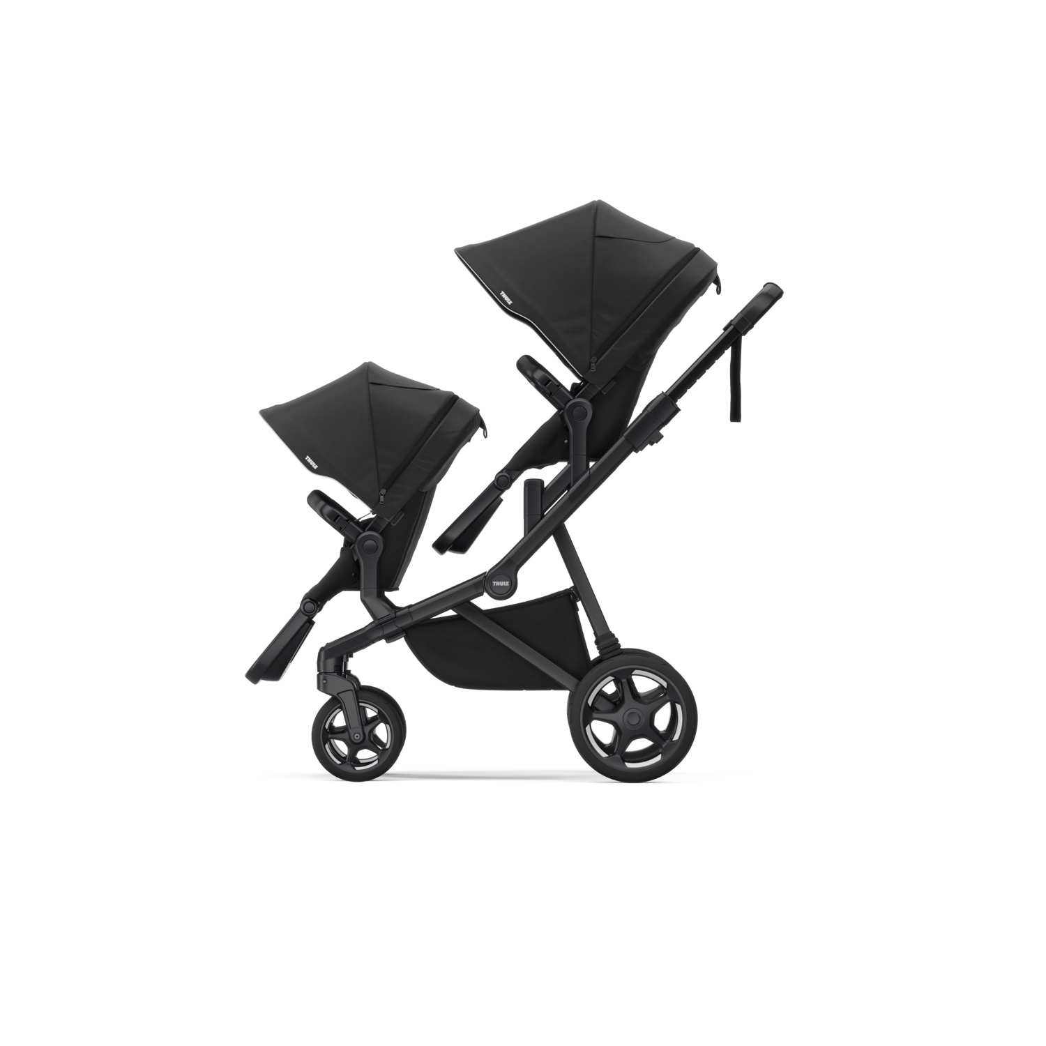 Thule Sleek 2 konvertibilna dječja kolica crno na crno