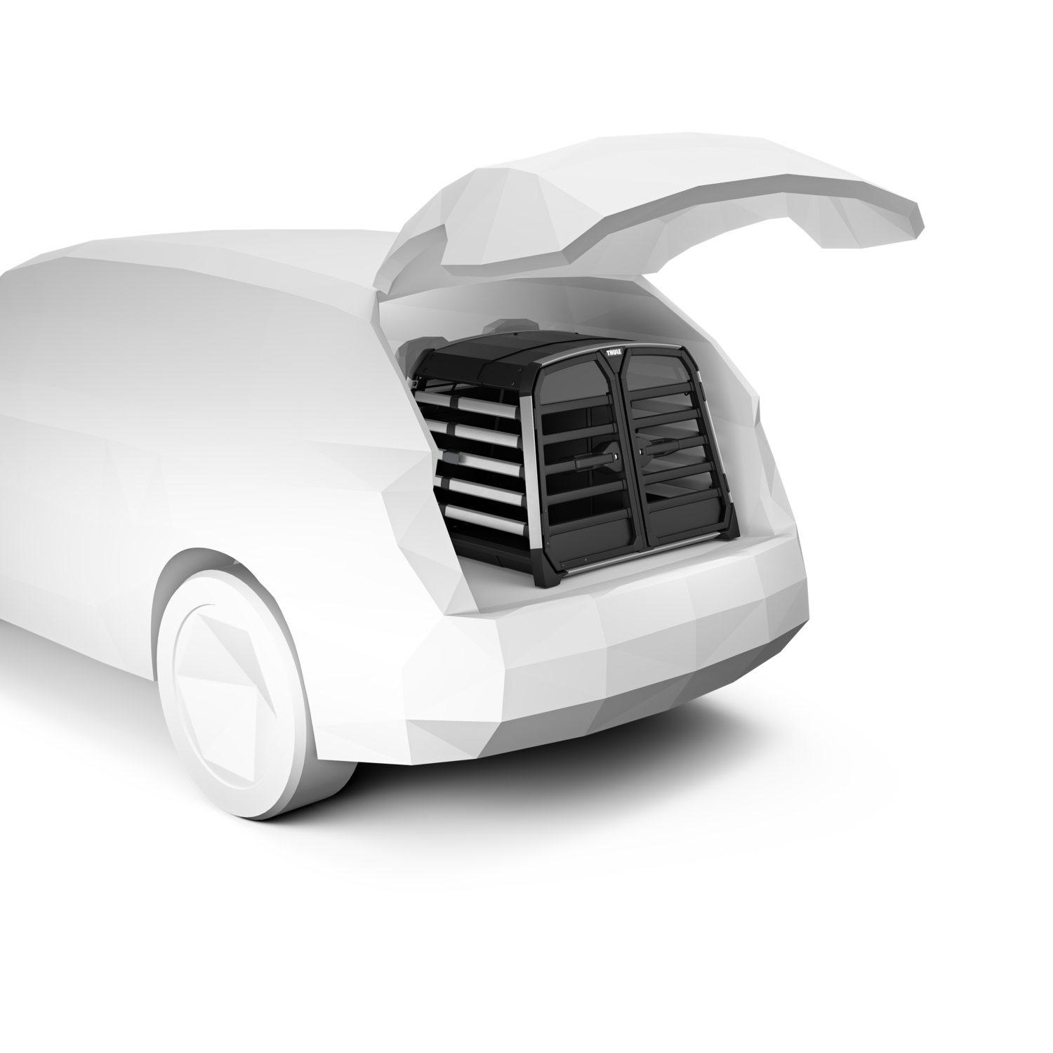 Thule Allax double L compact dvostruka kutija za pse za auto