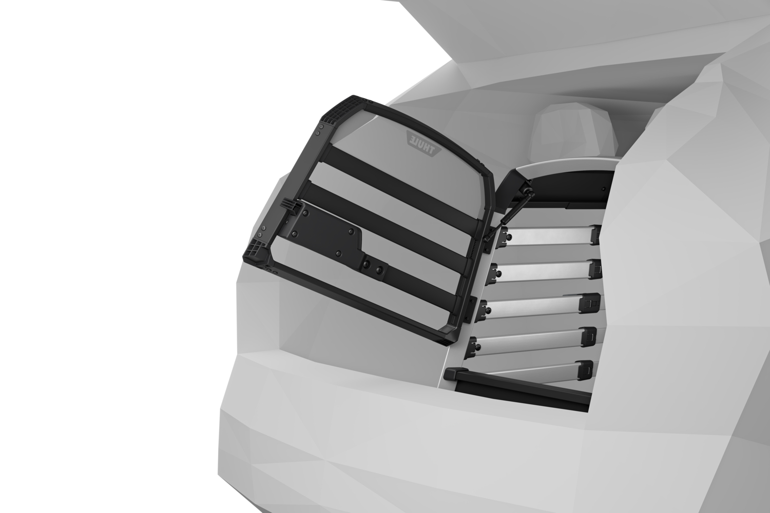 Thule Allax threshold compatible S transporter za pse za vozila s nižim podom prtljažnika