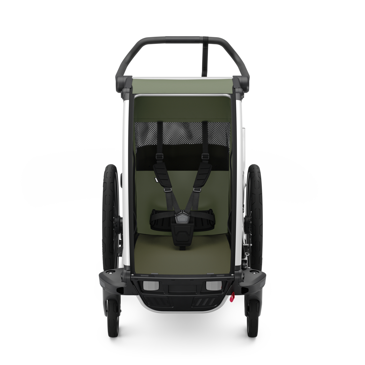 Thule Chariot Lite maslinastozelena sportska dječja kolica i prikolica za bicikl za jedno dijete (4u1) NOVO