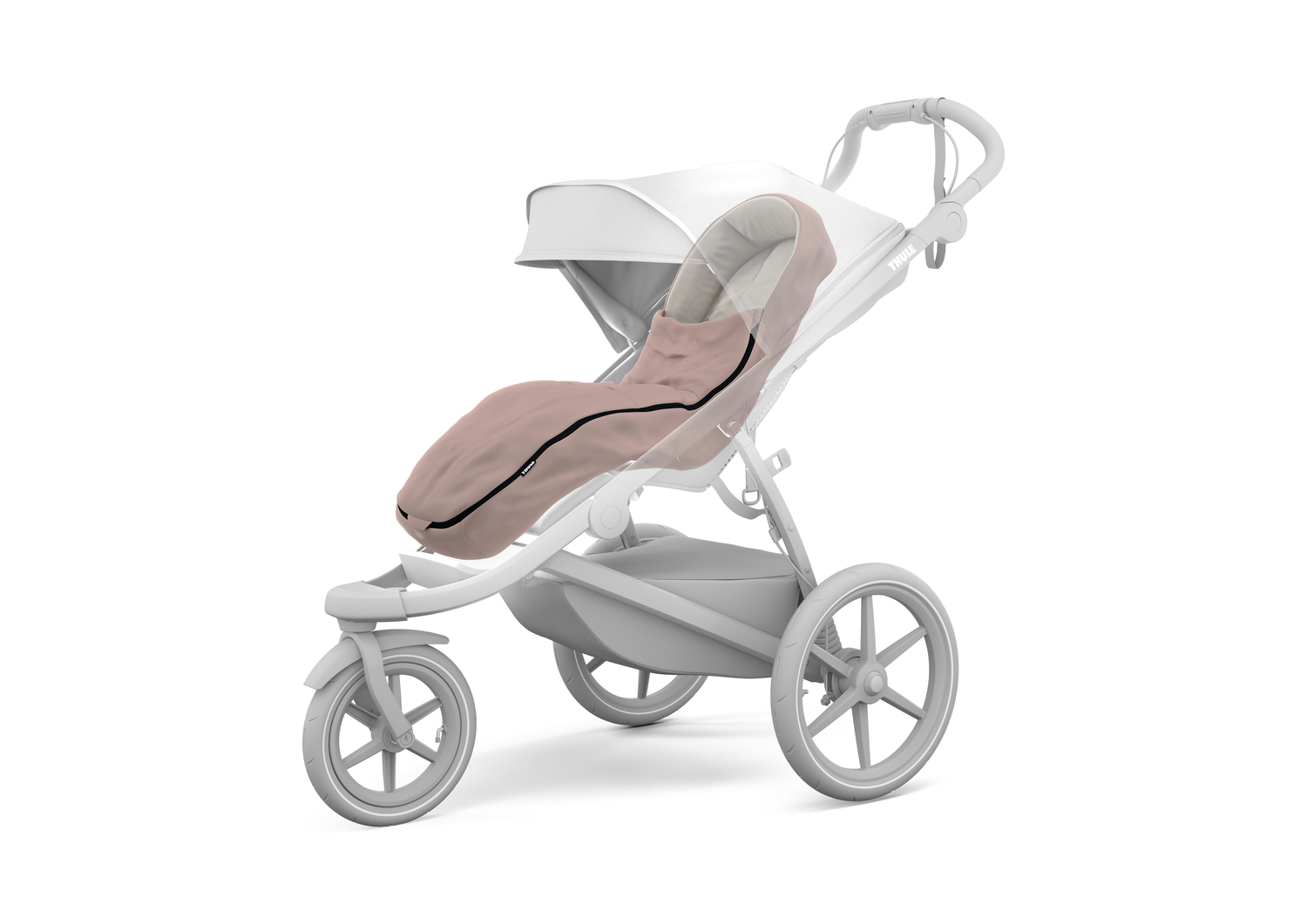 Thule stroller footmuff navlaka za stopala za kolica ružičaste boje