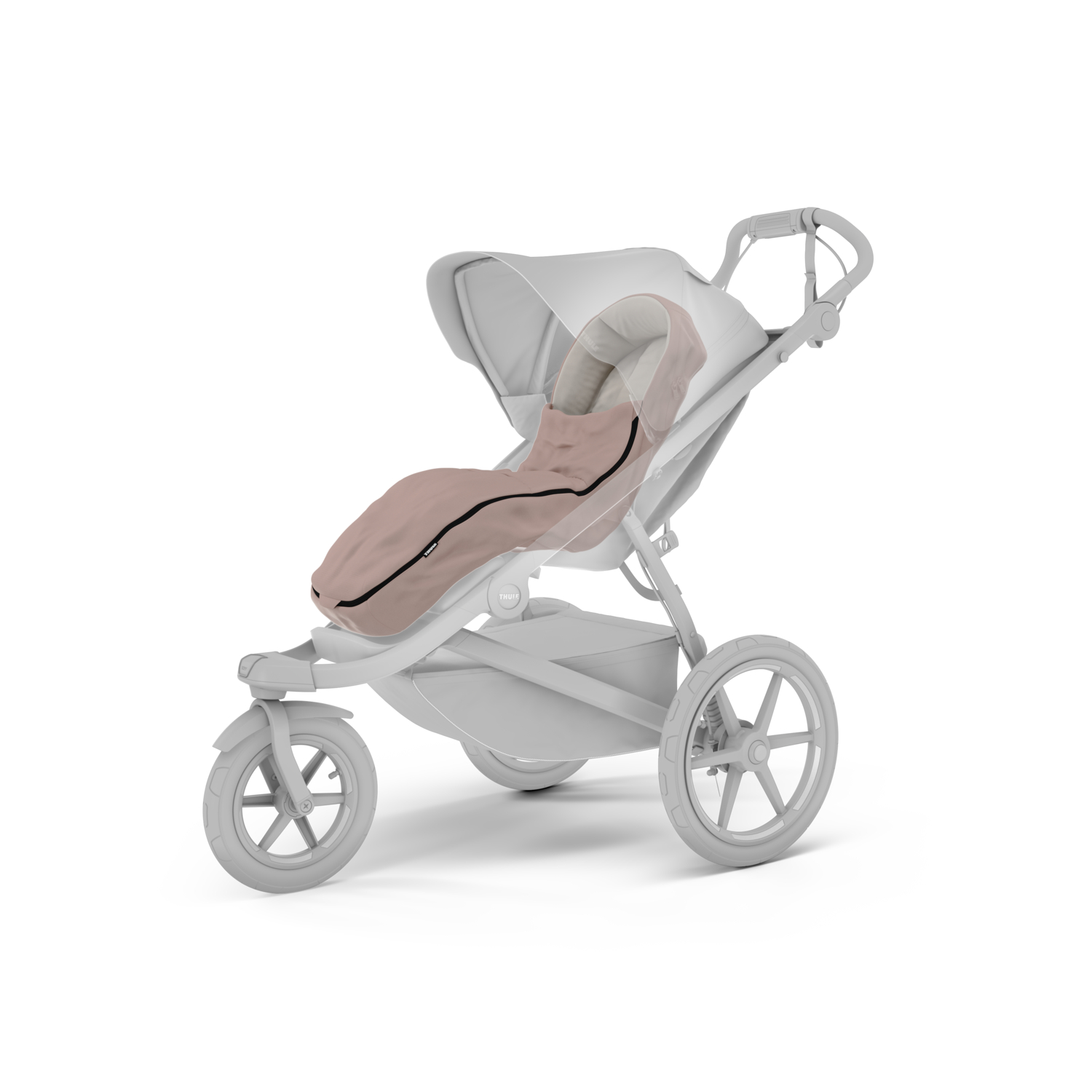 Thule stroller footmuff navlaka za stopala za kolica ružičaste boje