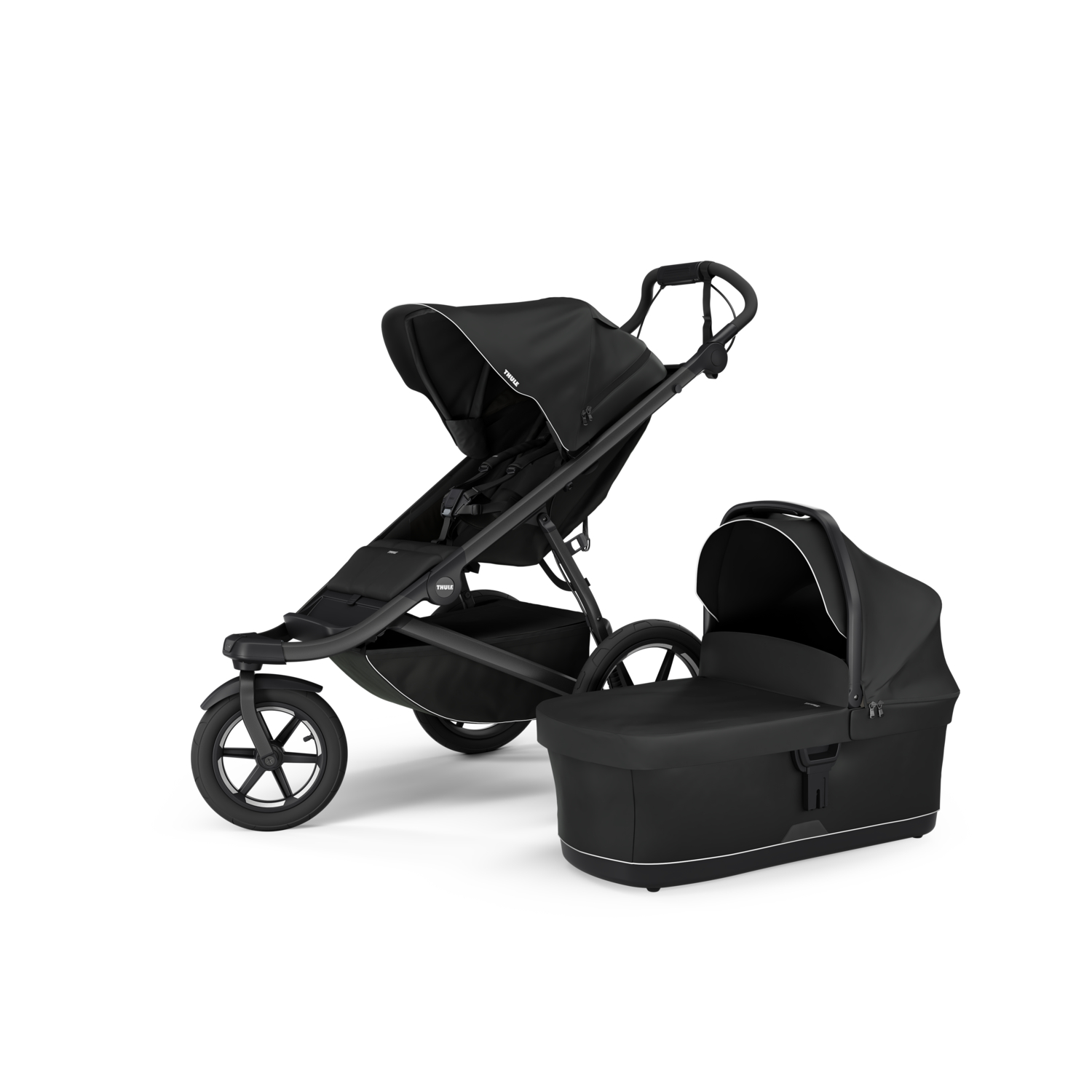 Thule Urban Glide 3 svestrana dječja kolica (3 kotača) crna NOVO